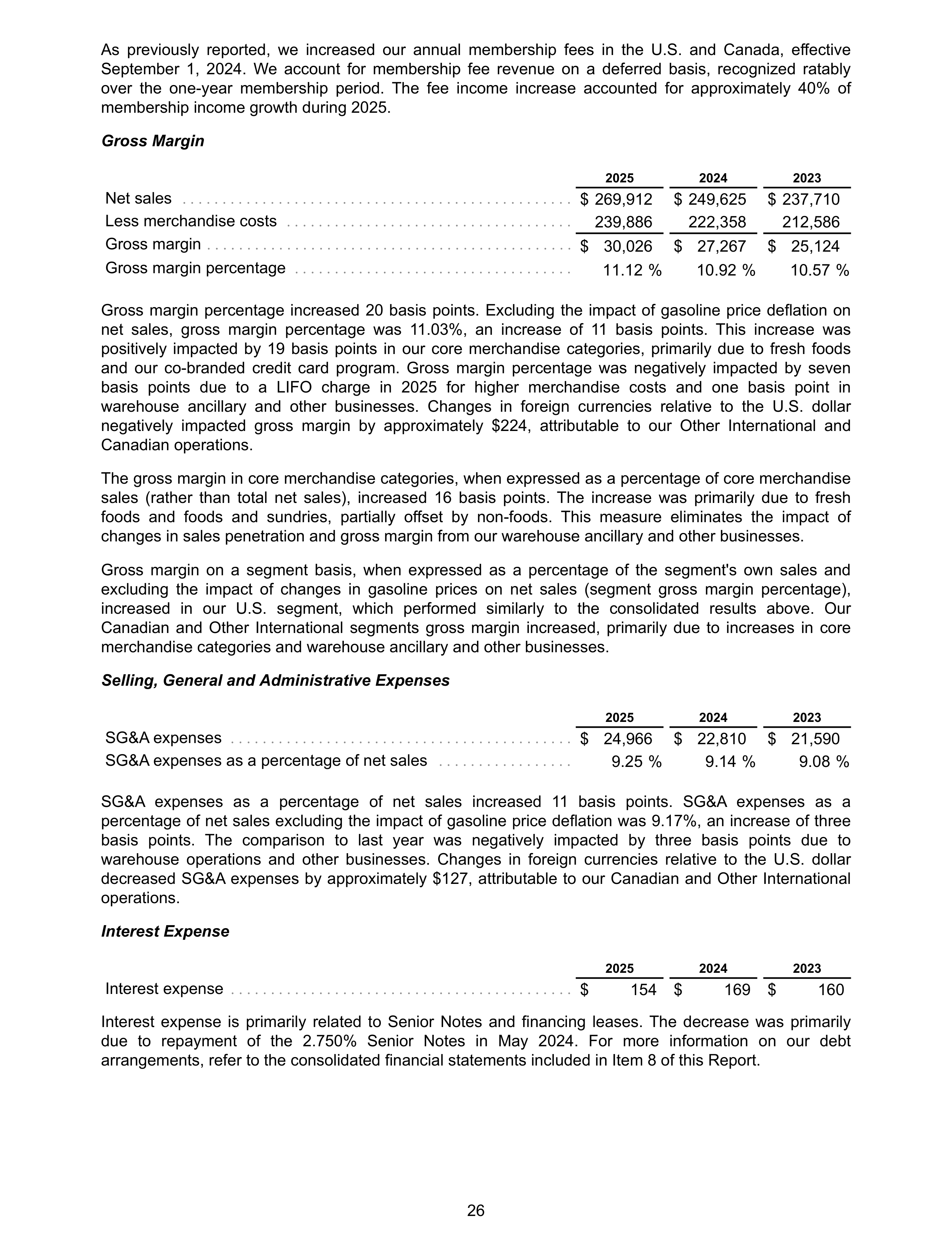 Costco Annual Report — page 32