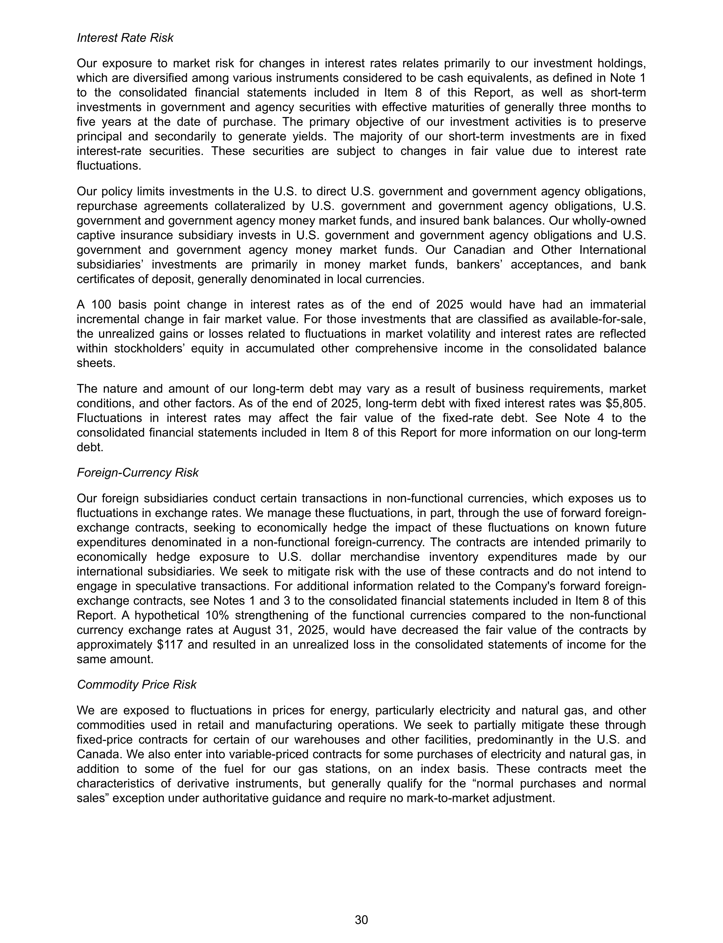 Costco Annual Report — page 36