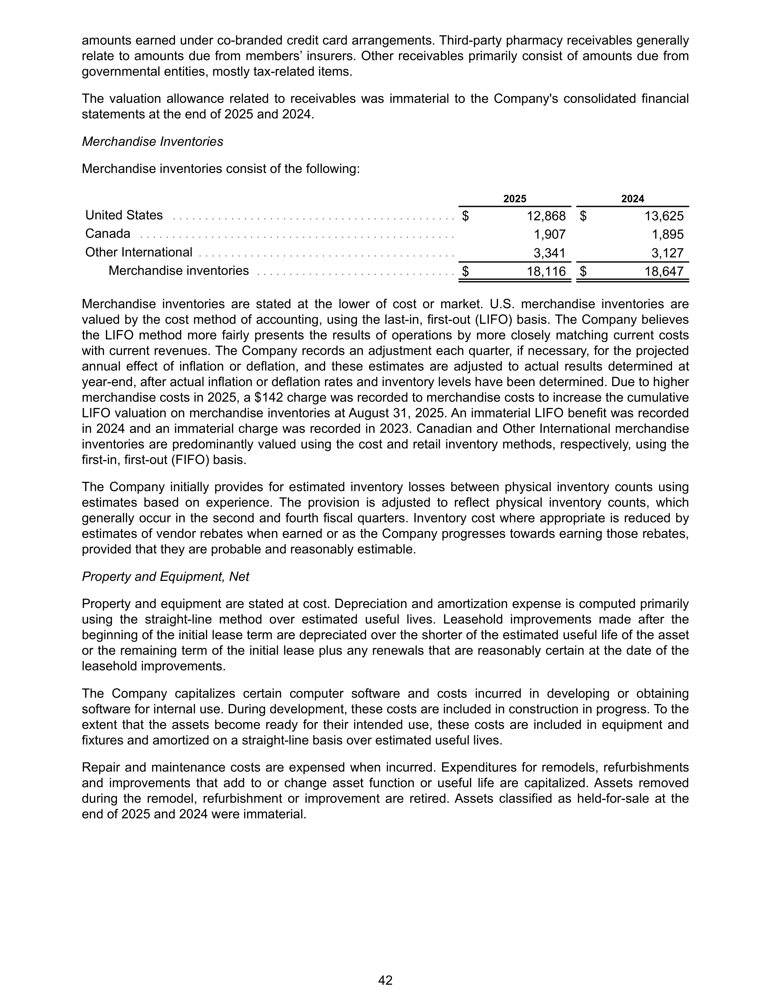 Costco Annual Report — page 48