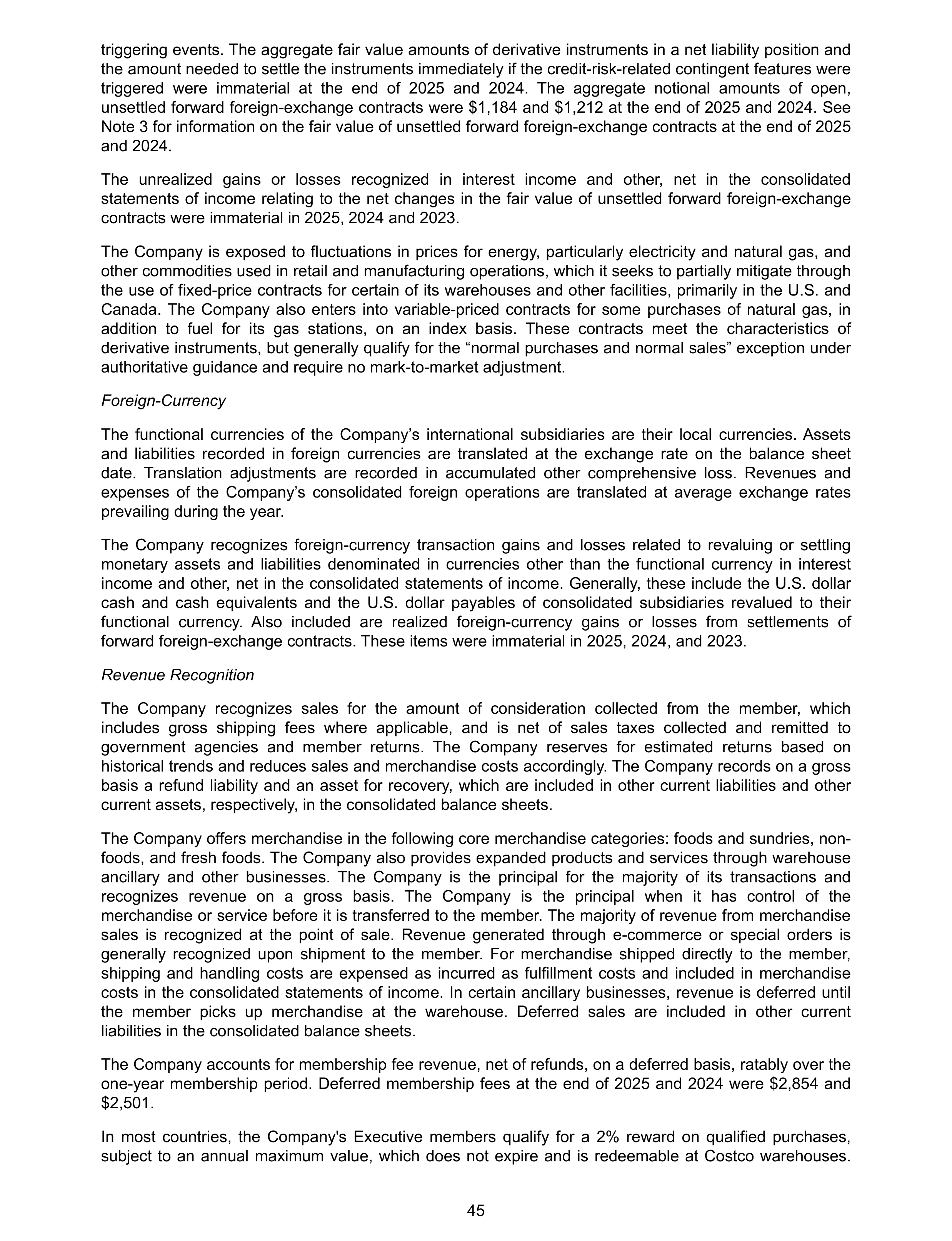Costco Annual Report — page 51