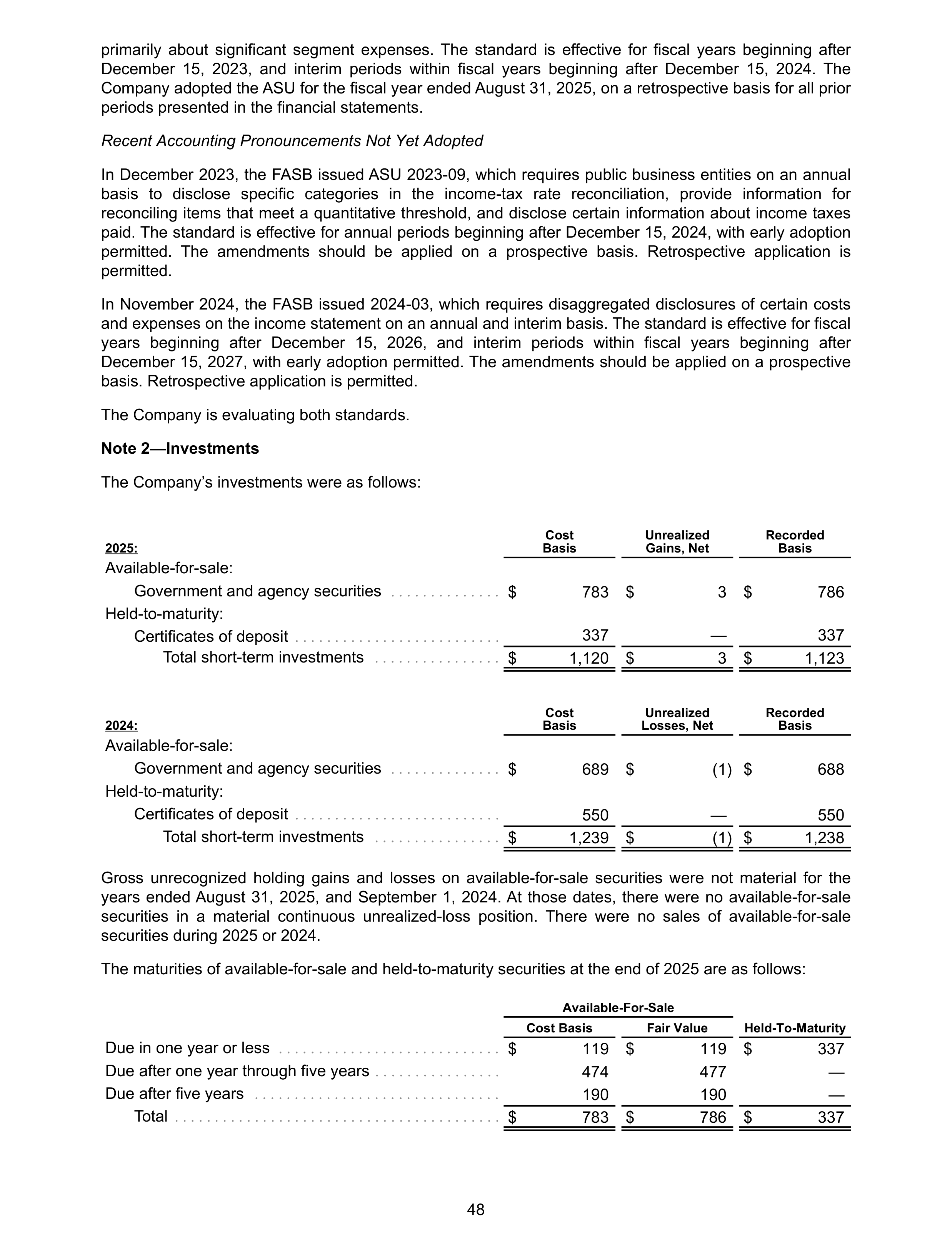 Costco Annual Report — page 54