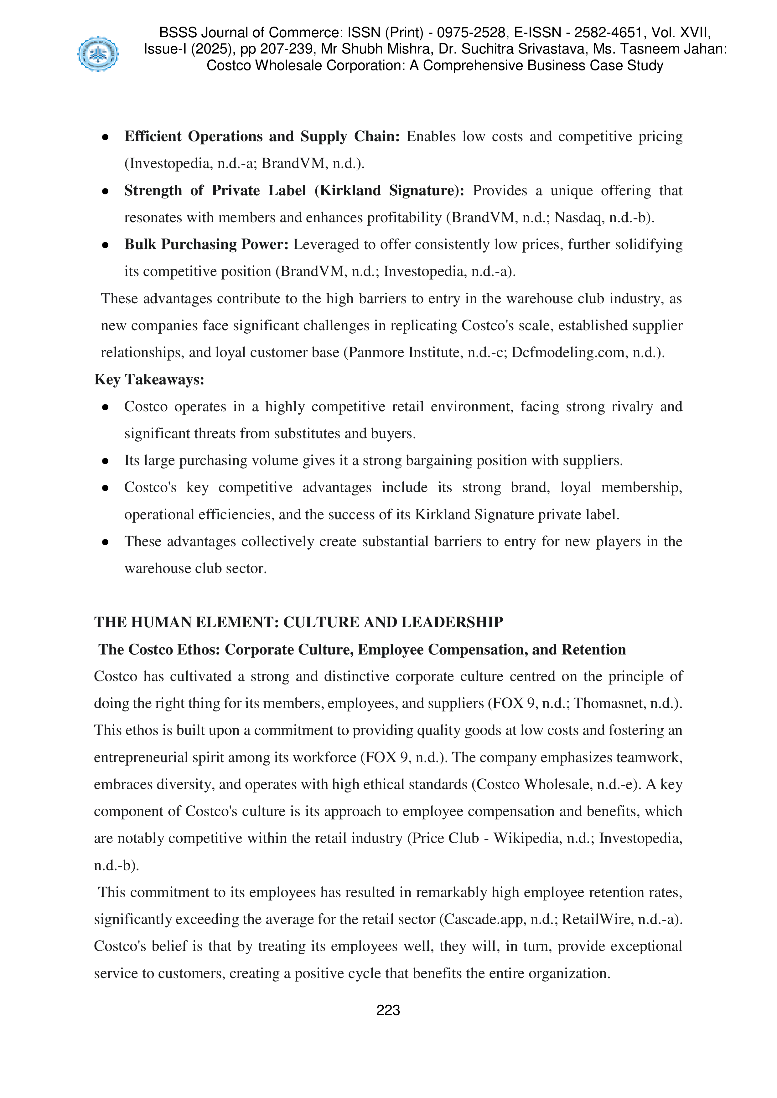 Costco Leadership skills — page 17