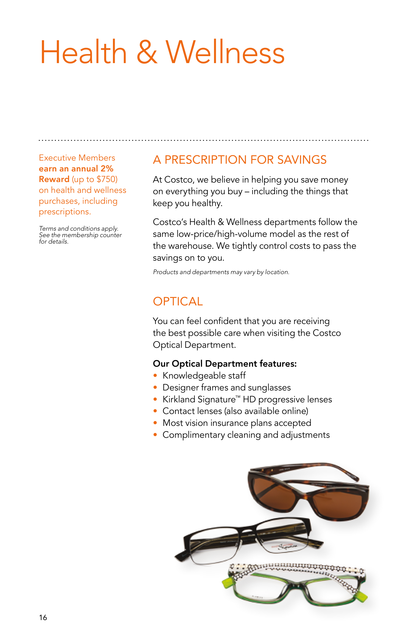 Costco Membership Benefits Brochure — page 16