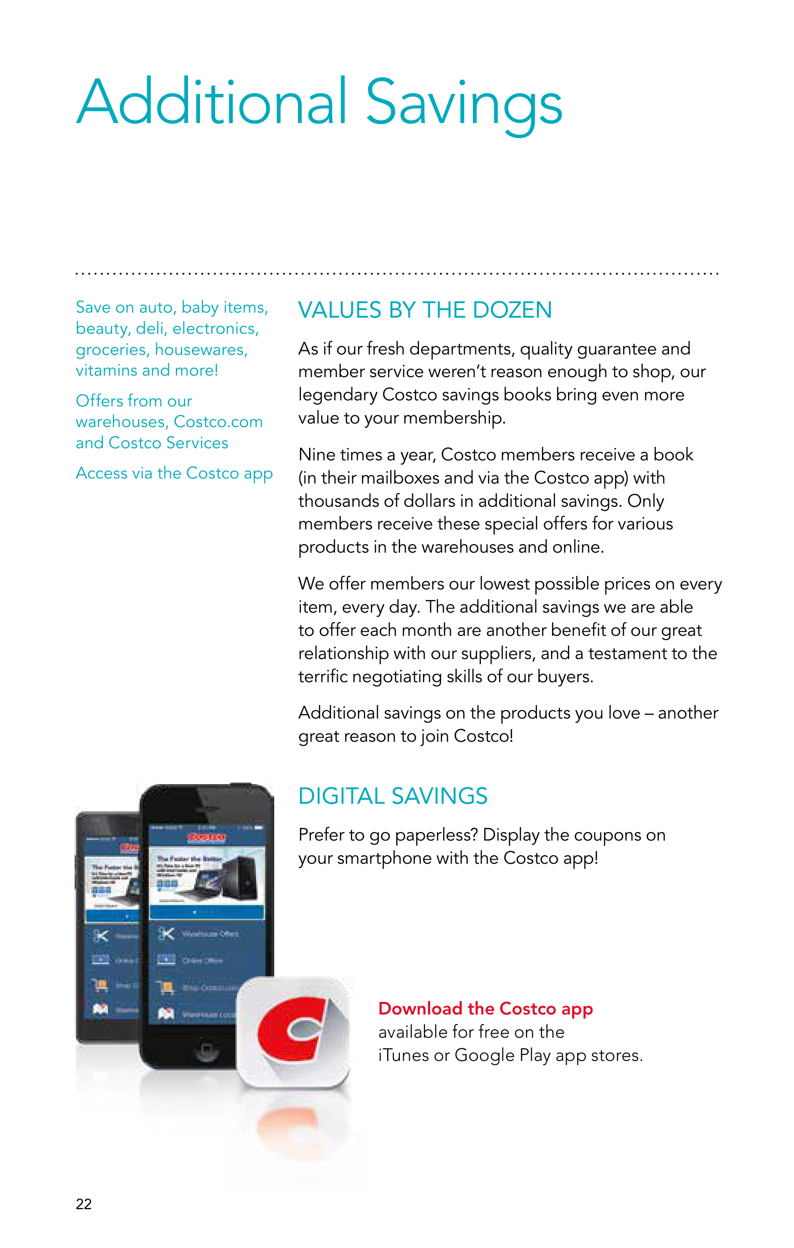 Costco Membership Benefits Brochure — page 22