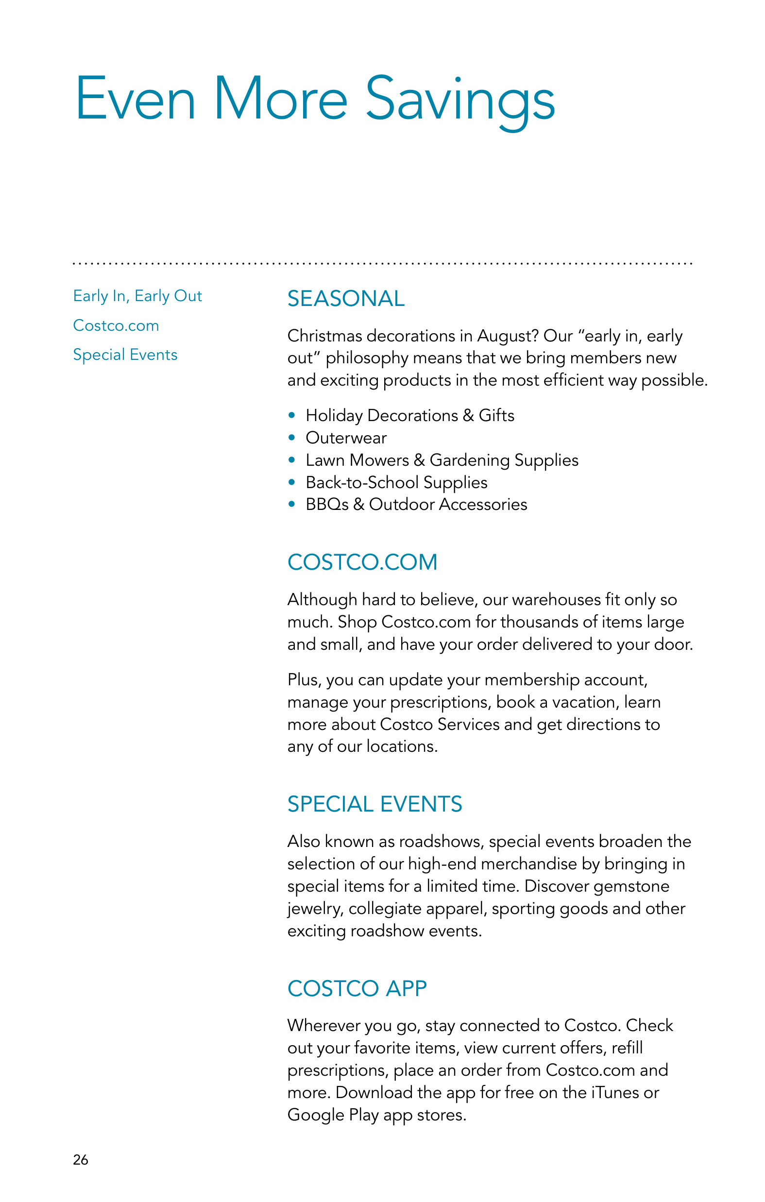 Costco Membership Benefits Brochure — page 26