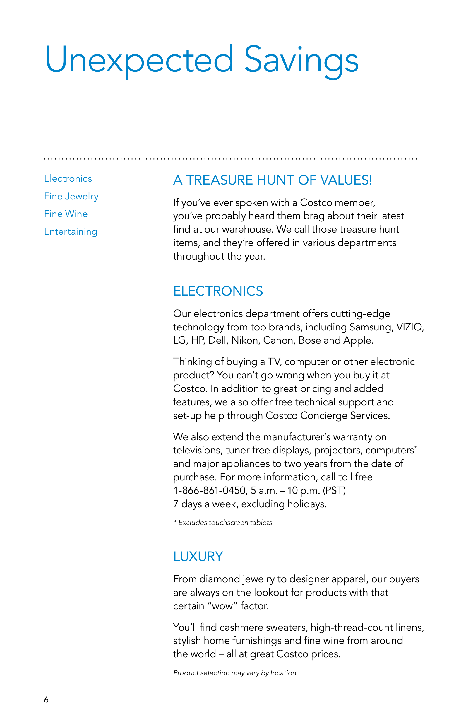 Costco Membership Benefits Brochure — page 6
