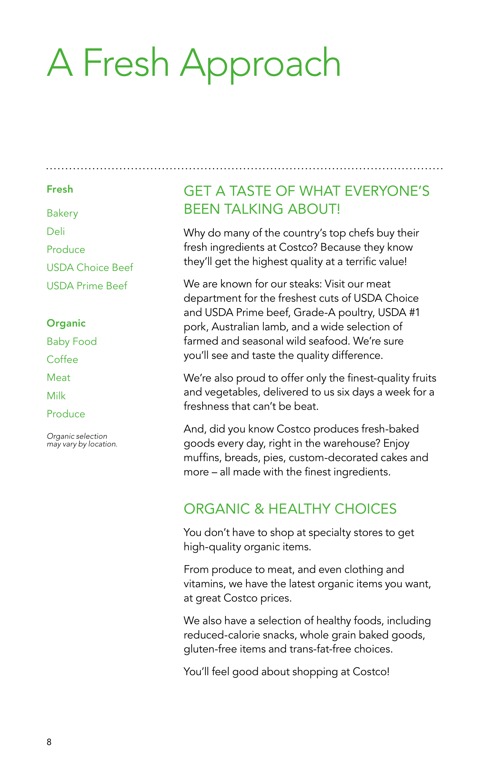 Costco Membership Benefits Brochure — page 8