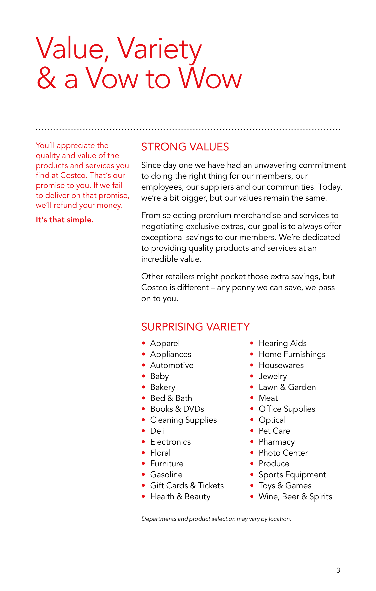 Costco Membership Savings Magazine — page 3