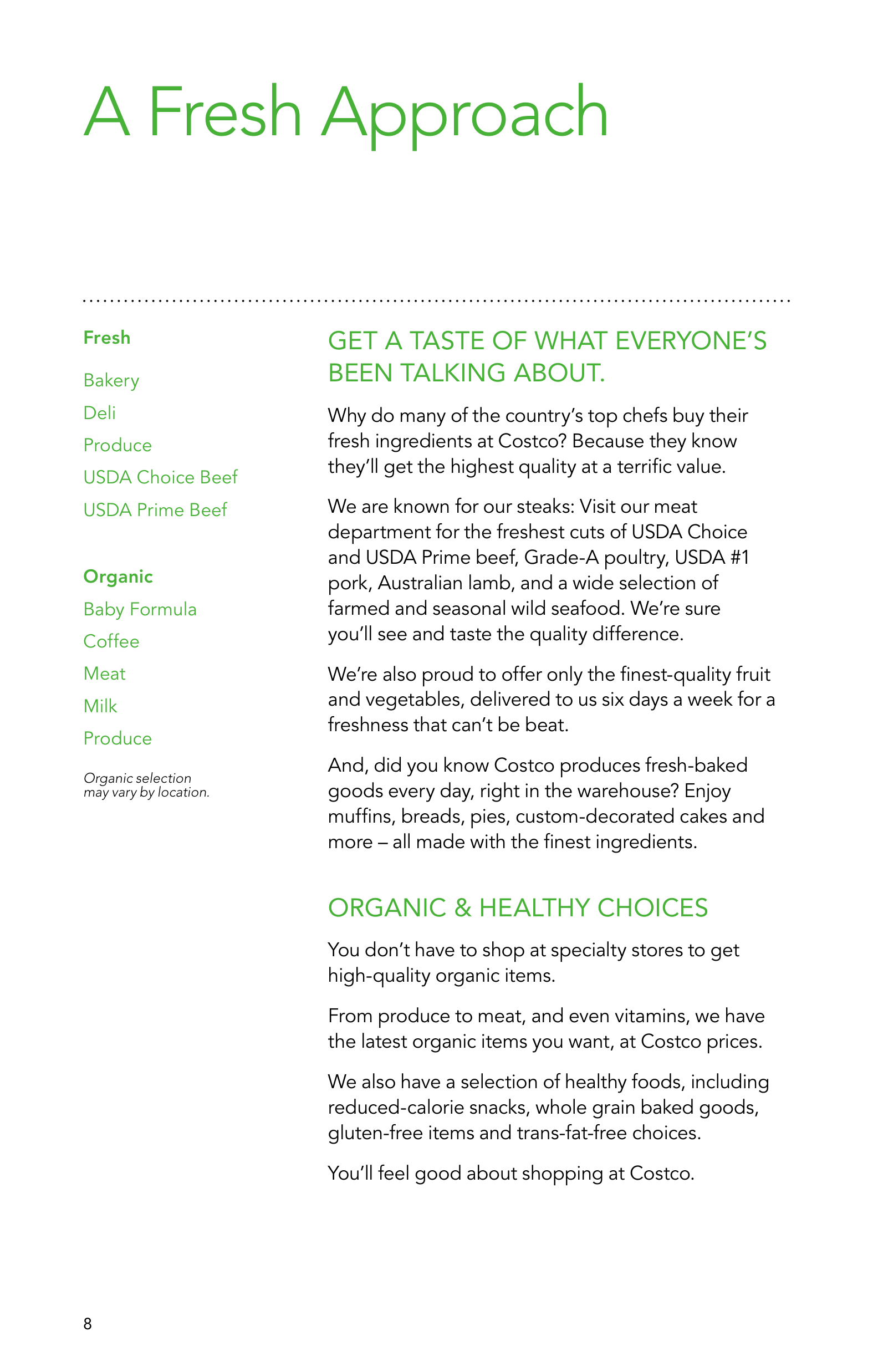 Costco Membership Savings Magazine — page 8