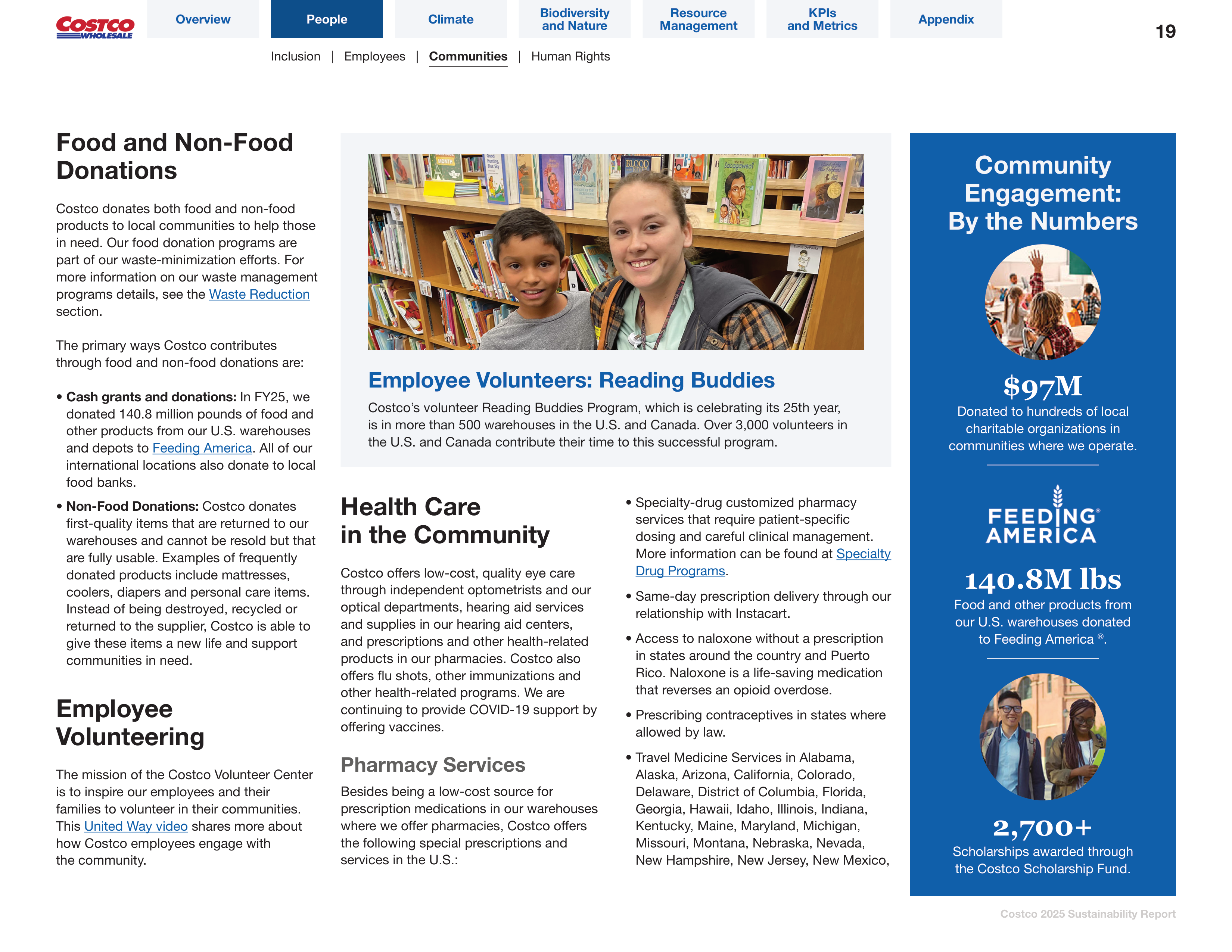 Costco Sustainability Report — page 19