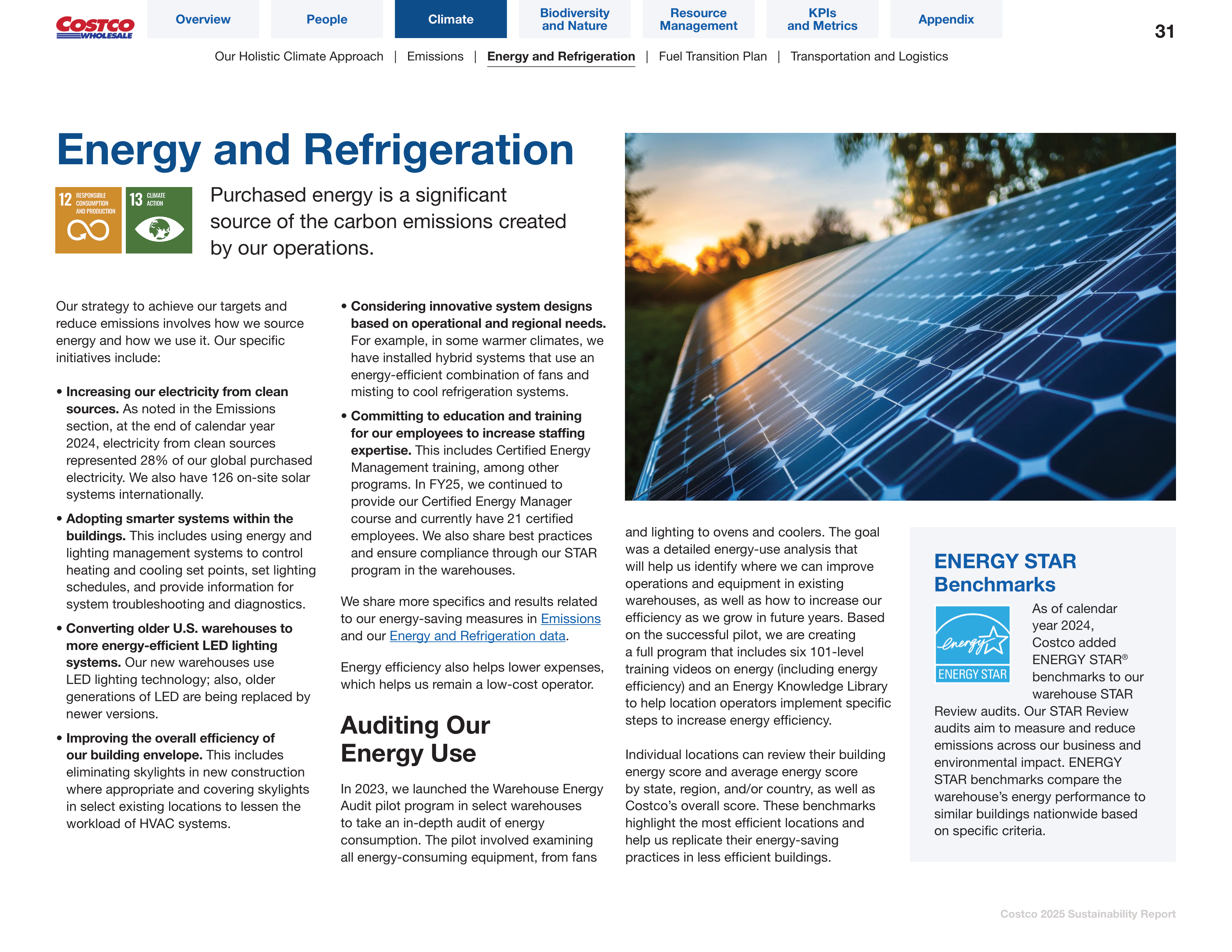 Costco Sustainability Report — page 31