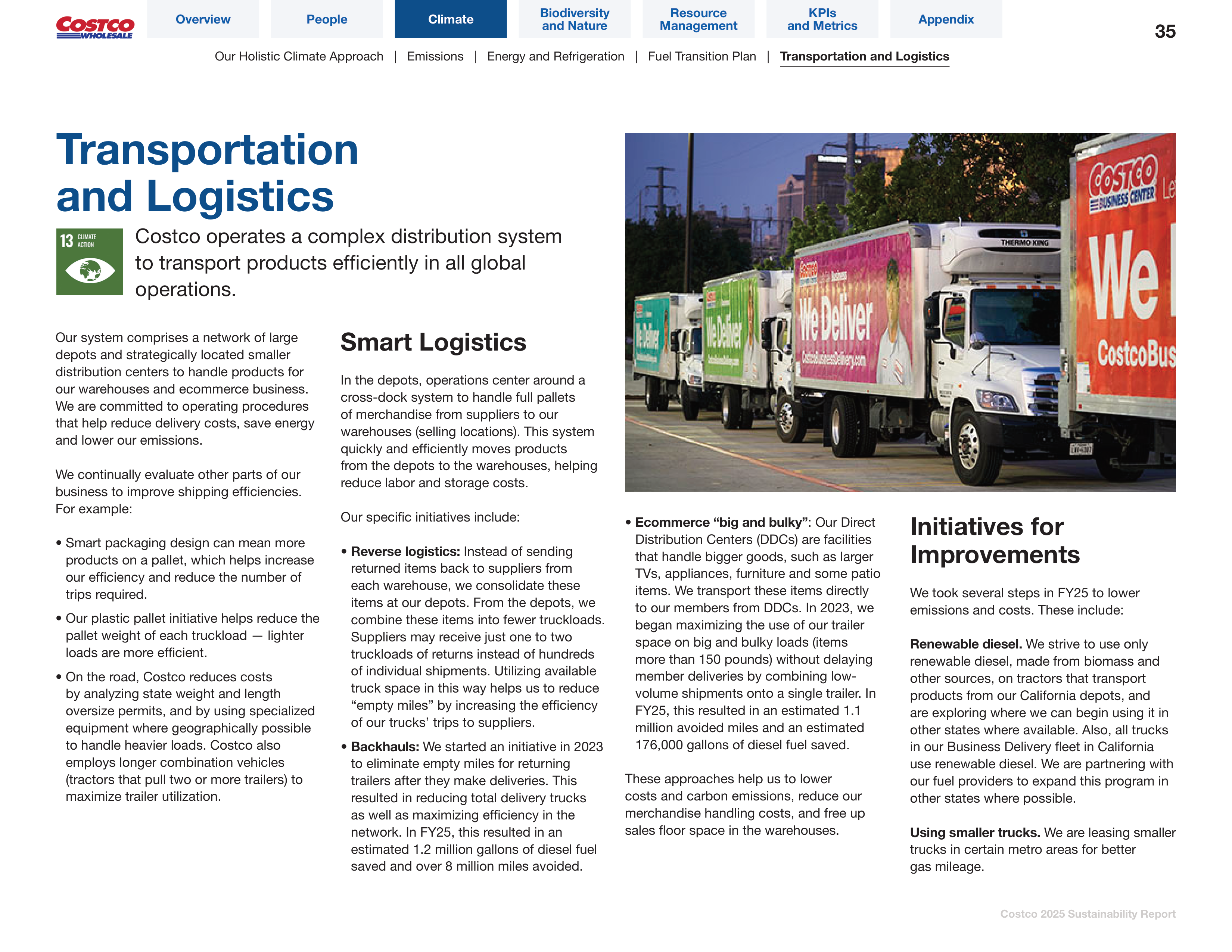 Costco Sustainability Report — page 35