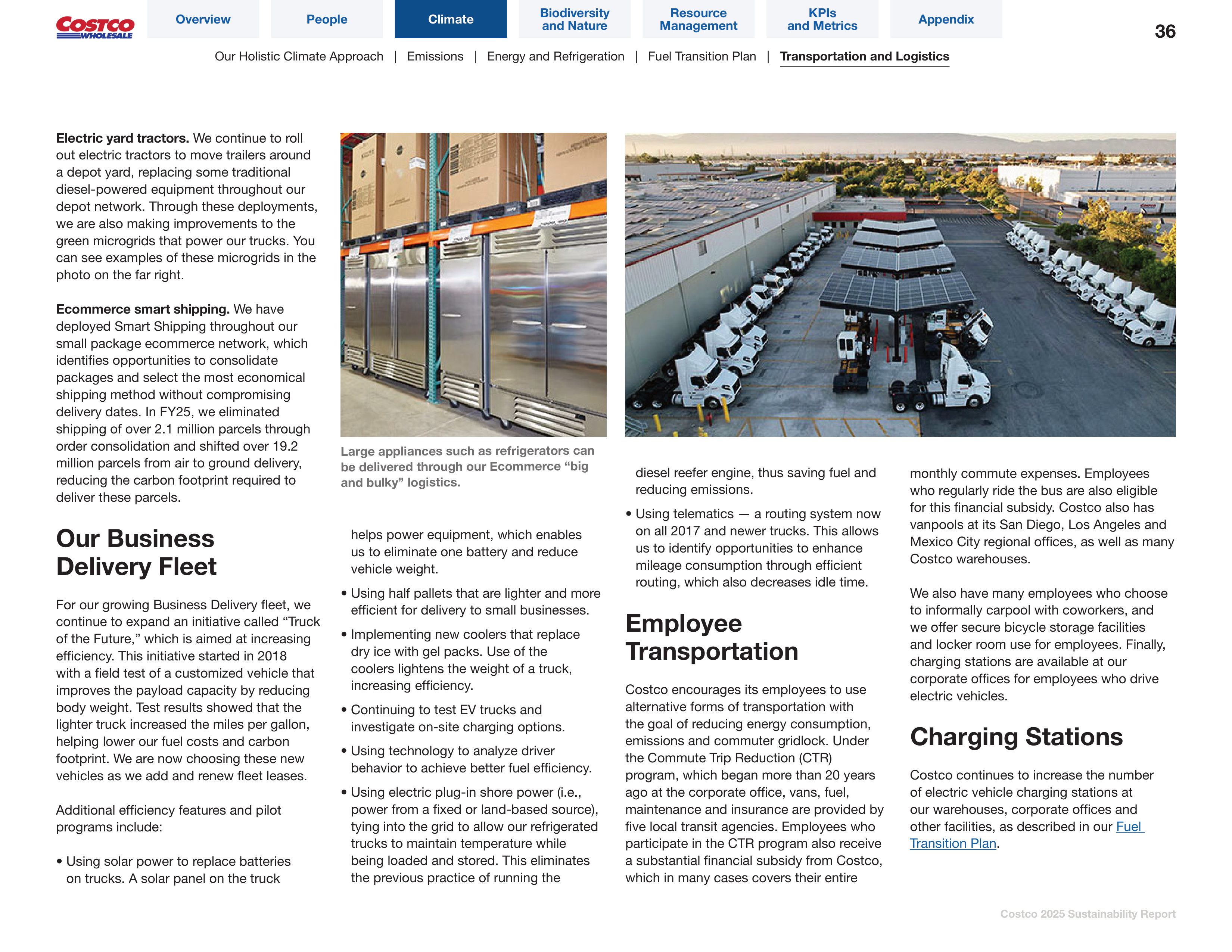 Costco Sustainability Report — page 36