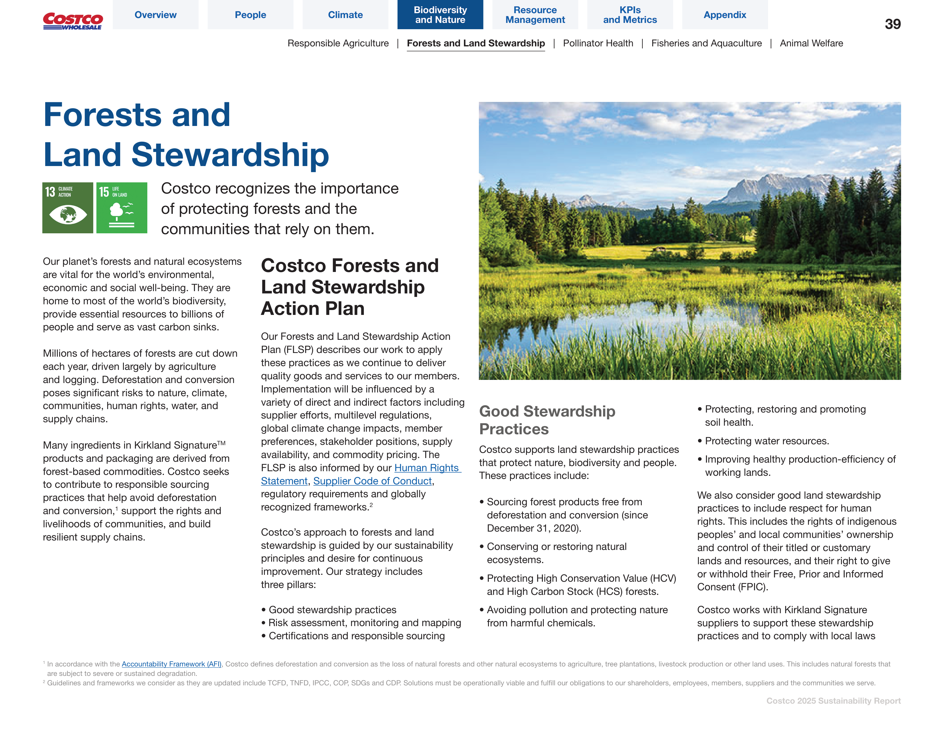 Costco Sustainability Report — page 39