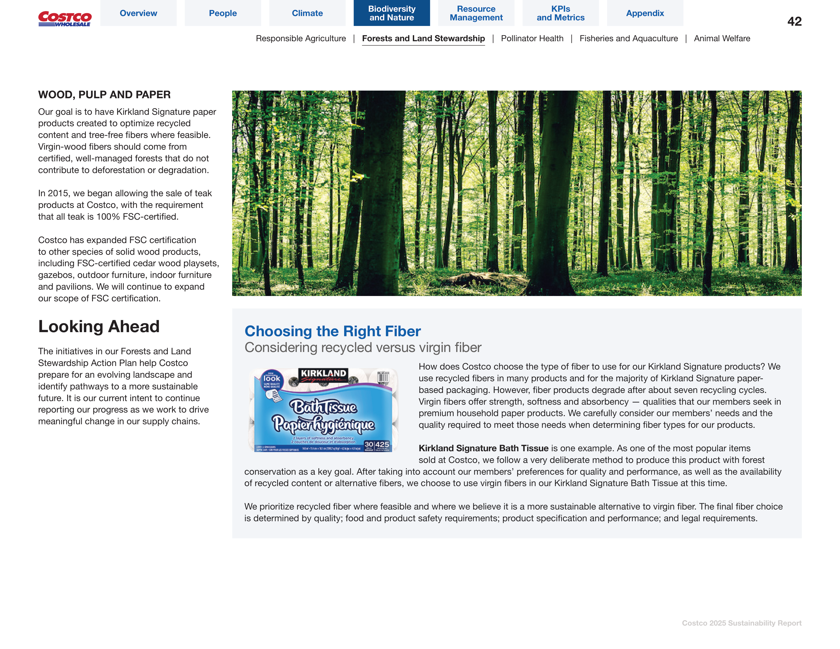 Costco Sustainability Report — page 42