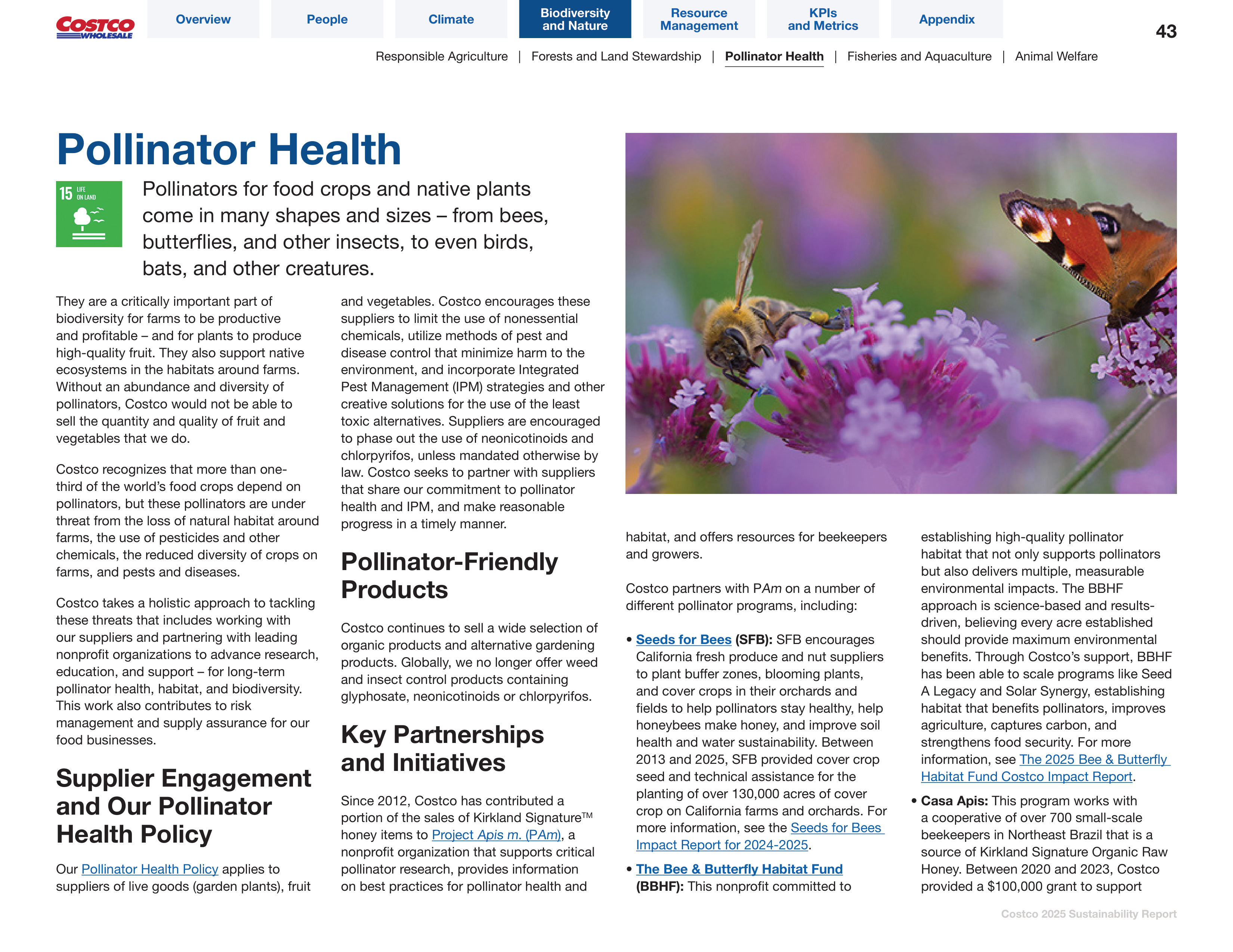 Costco Sustainability Report — page 43