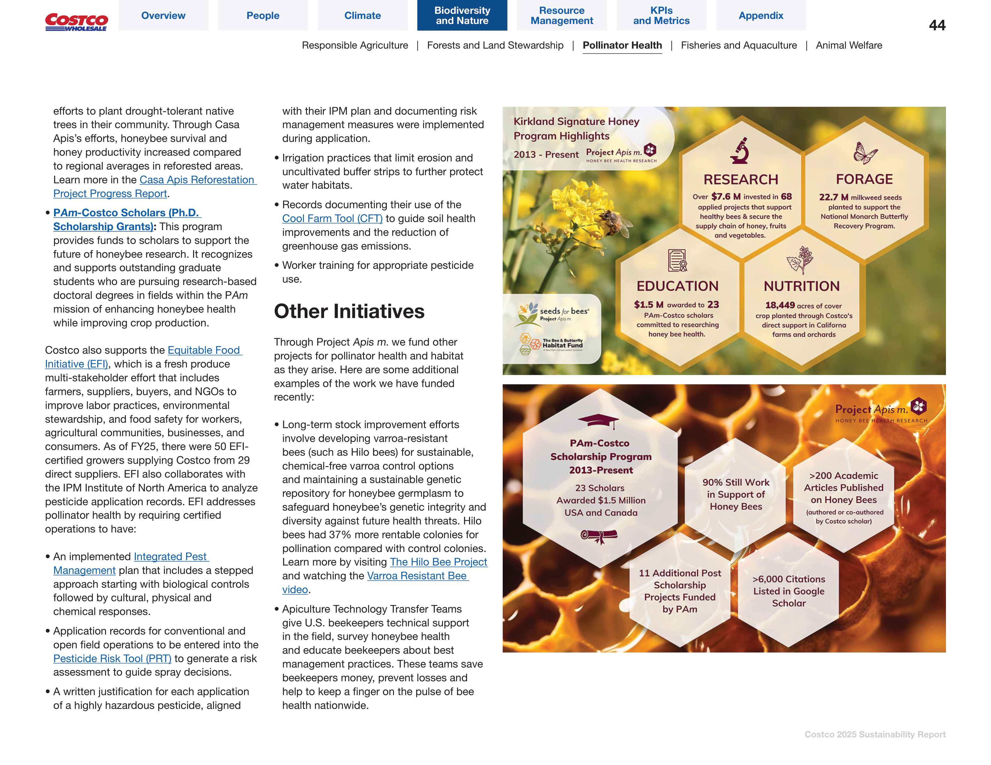 Costco Sustainability Report — page 44