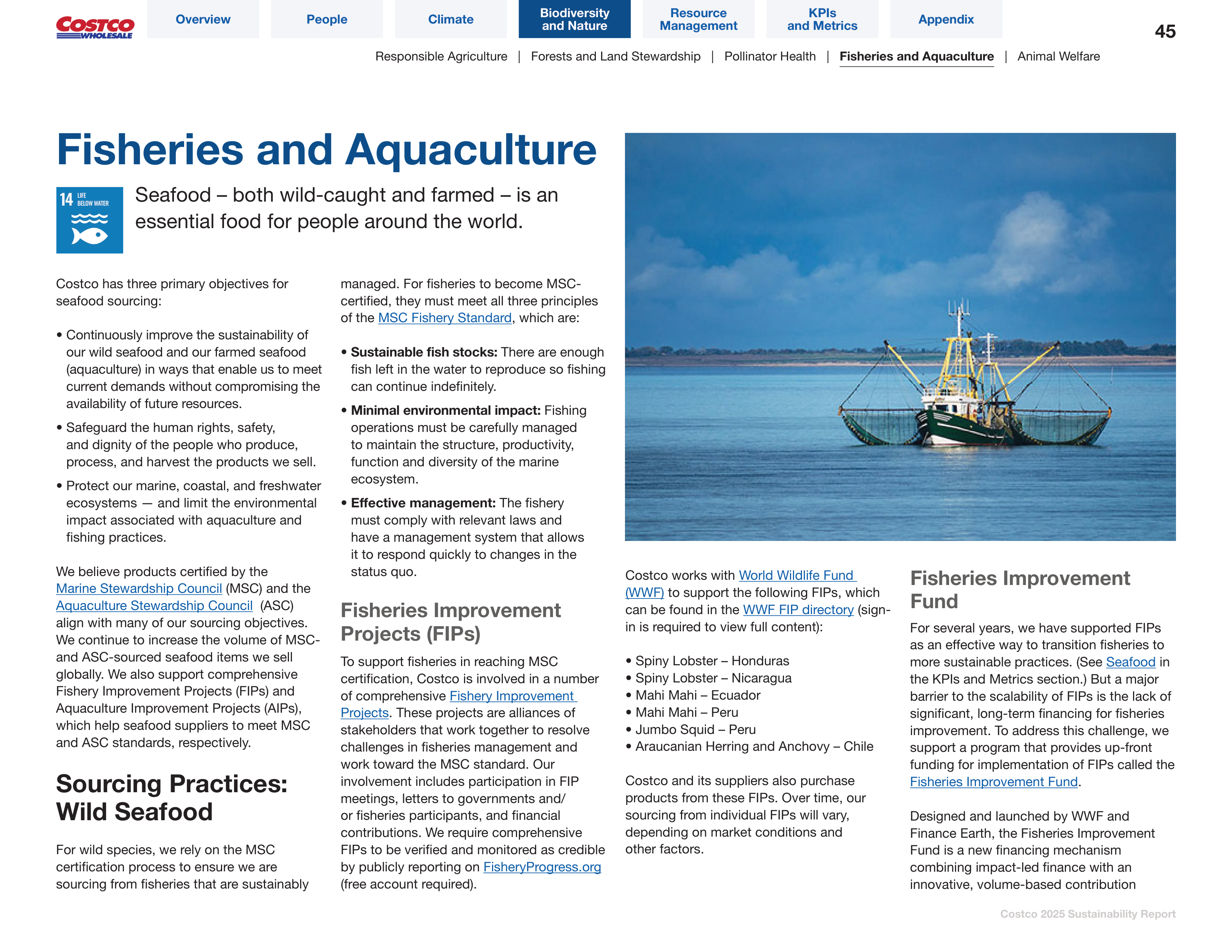 Costco Sustainability Report — page 45