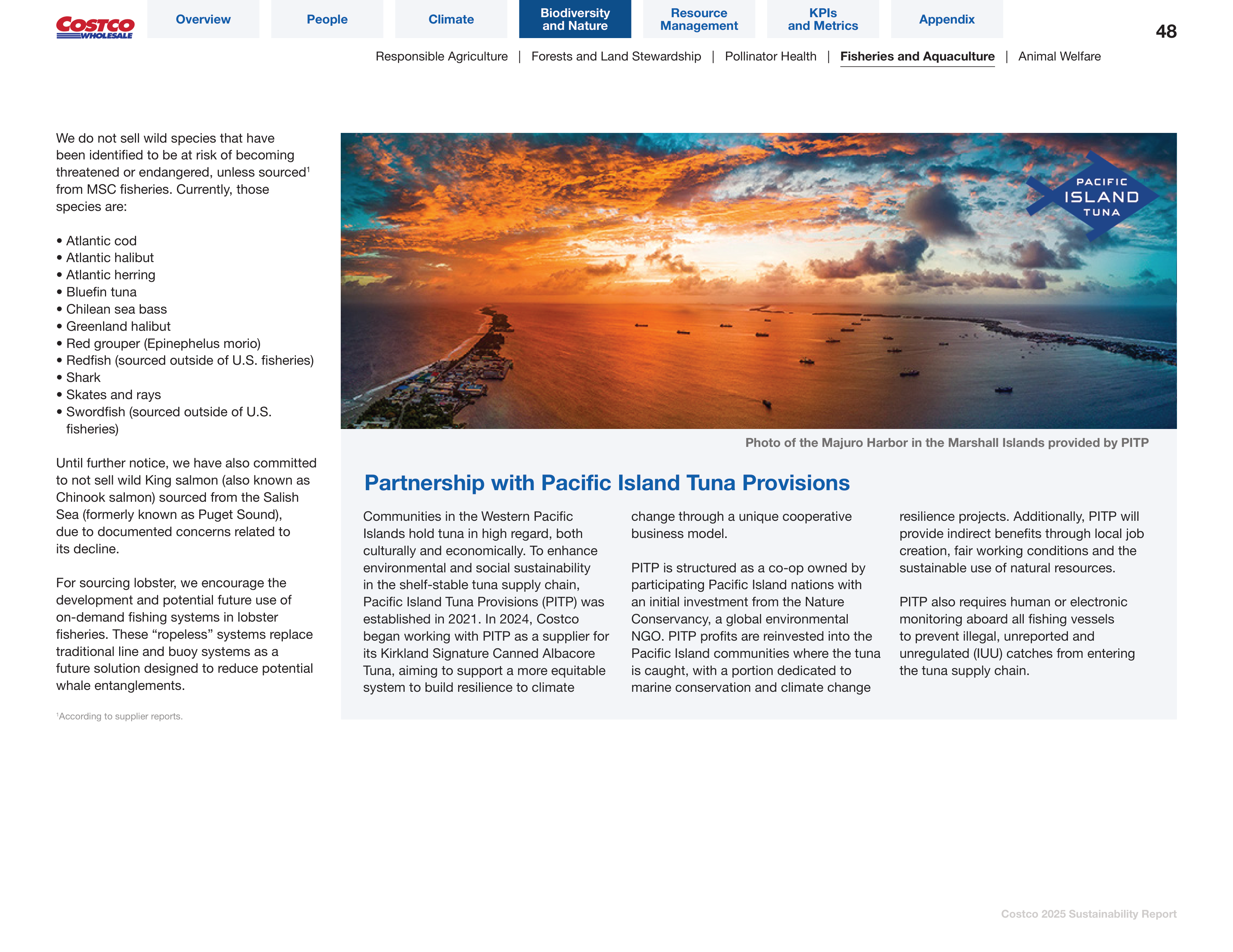 Costco Sustainability Report — page 48