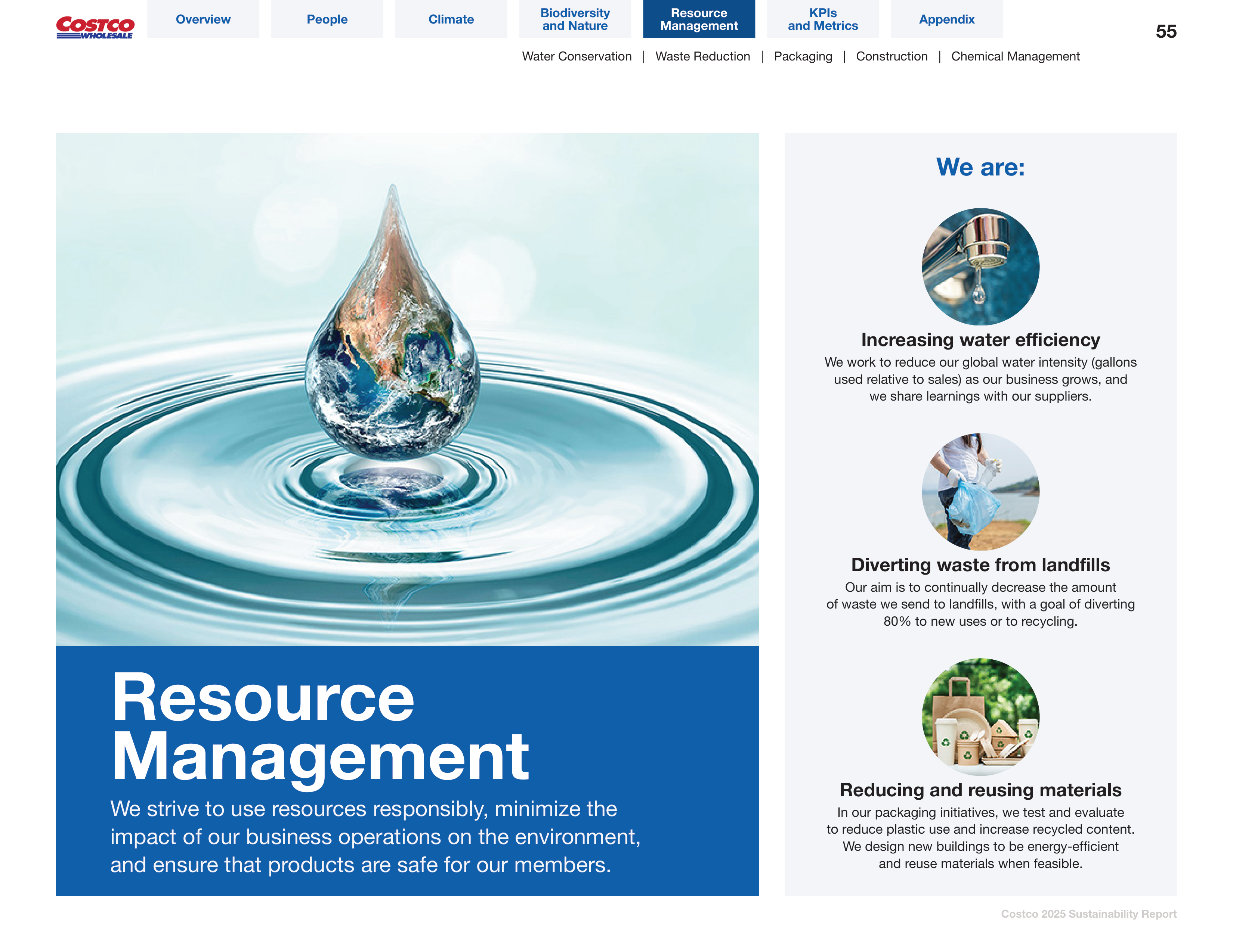 Costco Sustainability Report — page 55