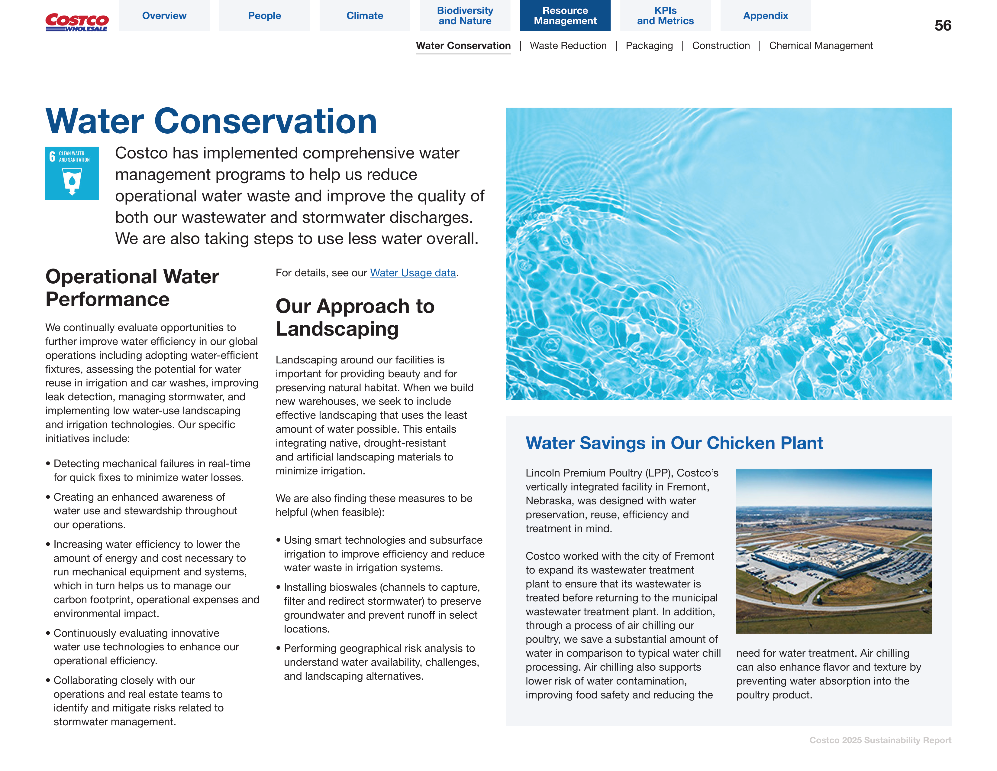 Costco Sustainability Report — page 56