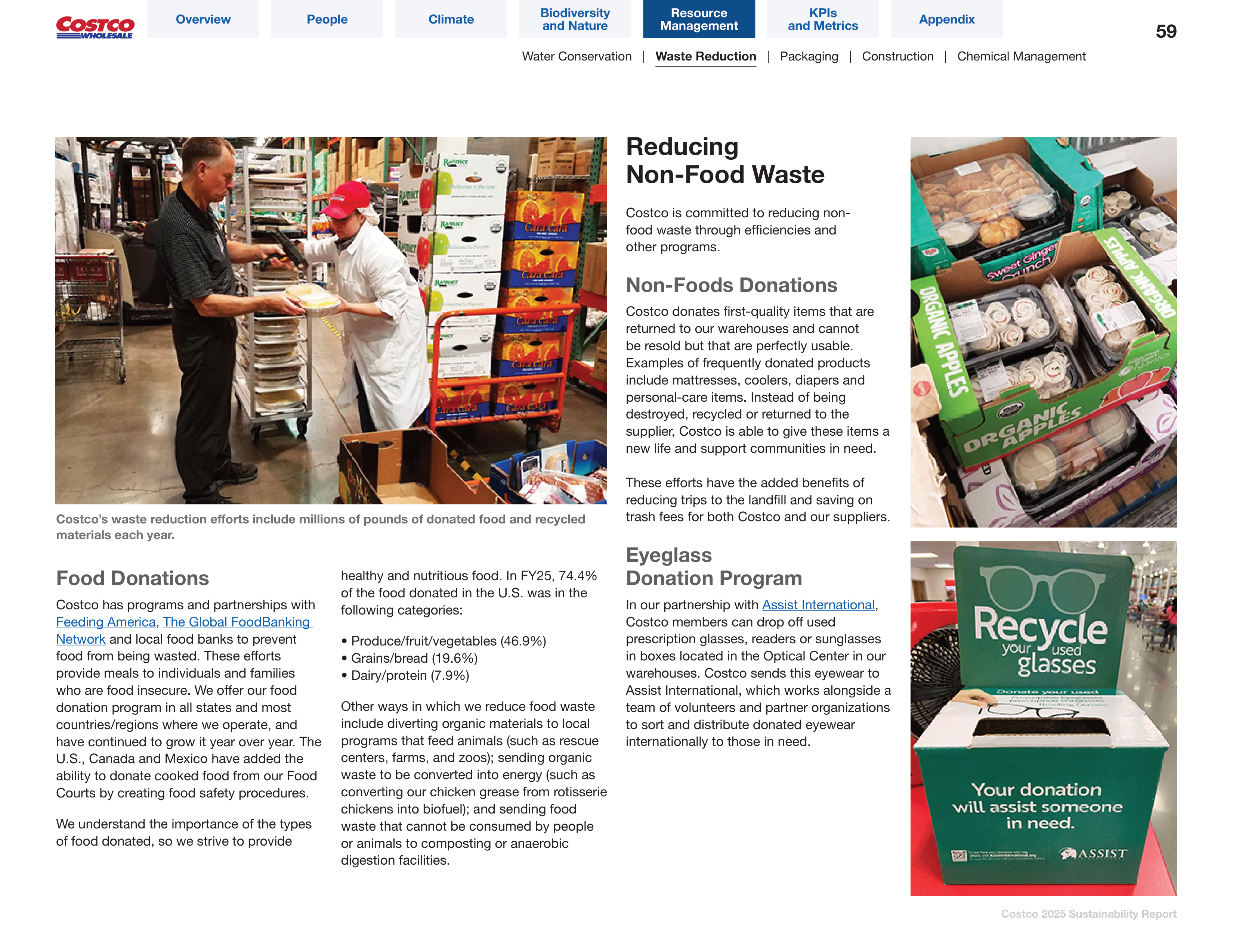 Costco Sustainability Report — page 59