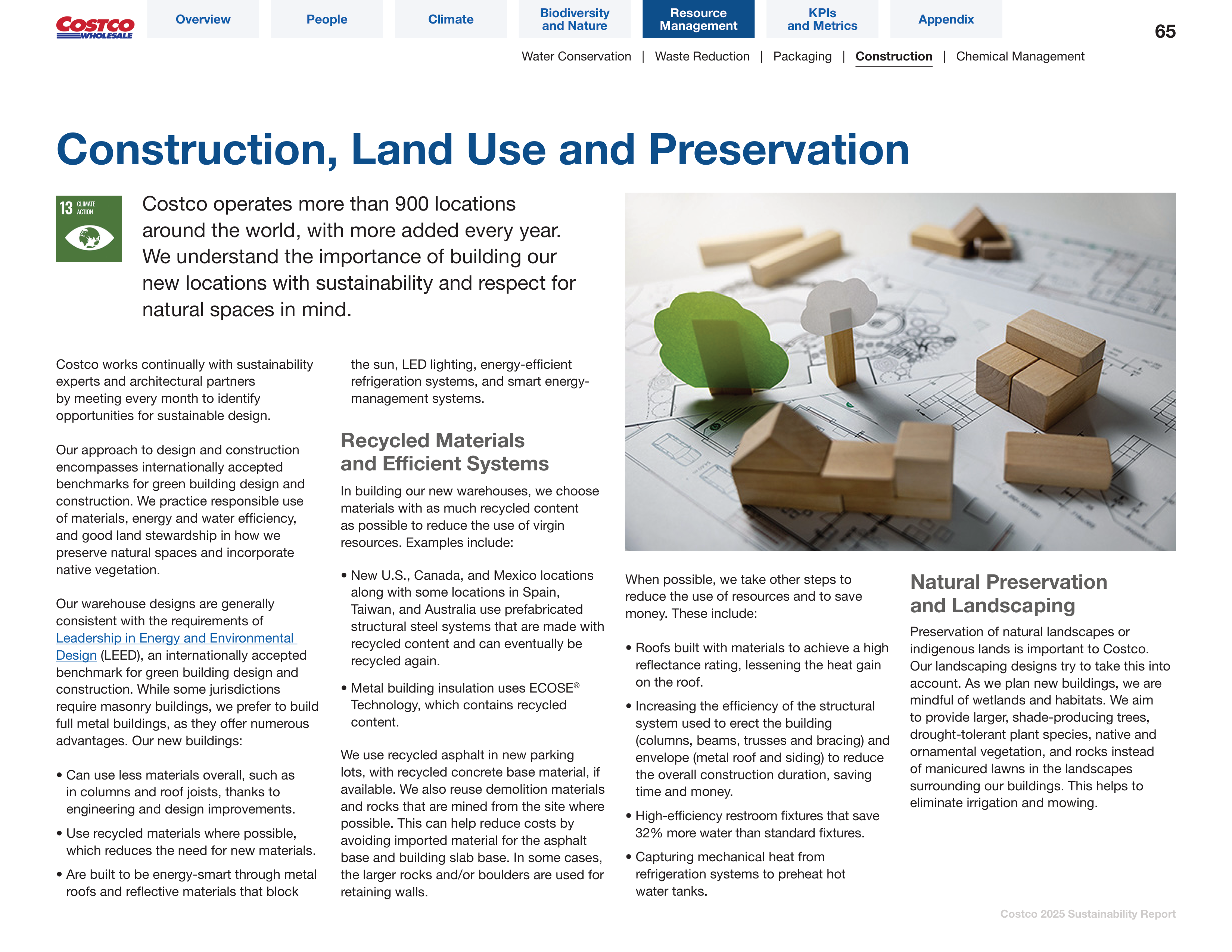 Costco Sustainability Report — page 65