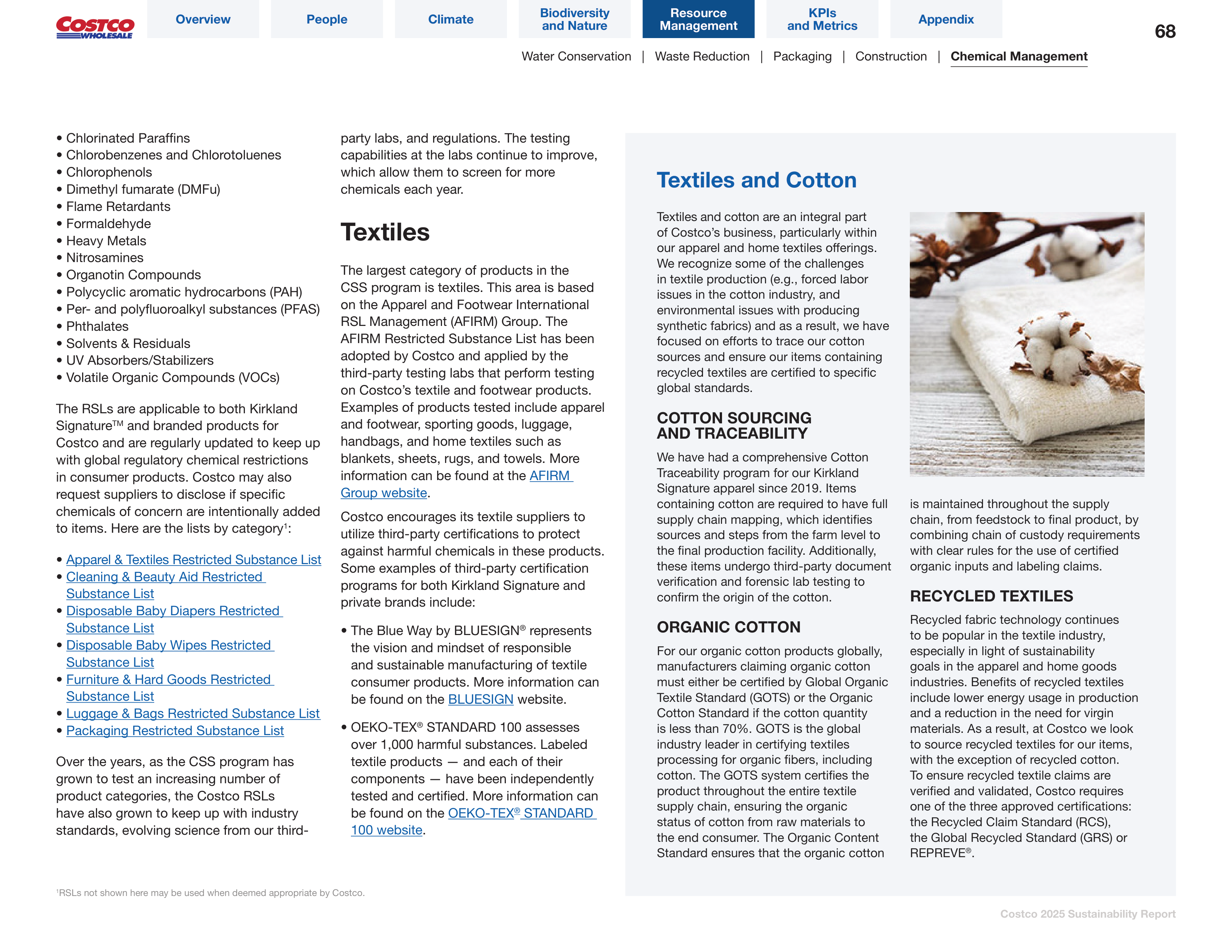 Costco Sustainability Report — page 68
