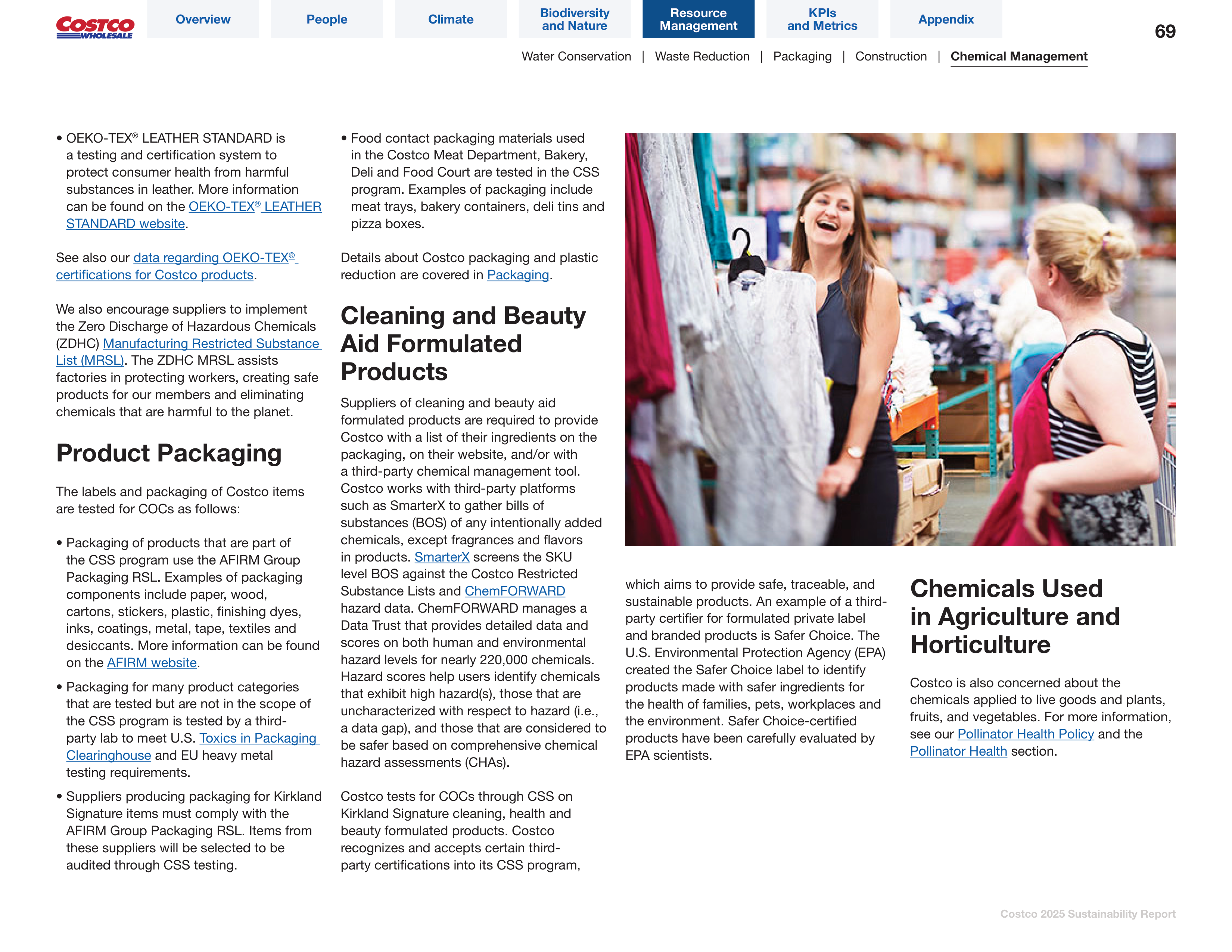 Costco Sustainability Report — page 69