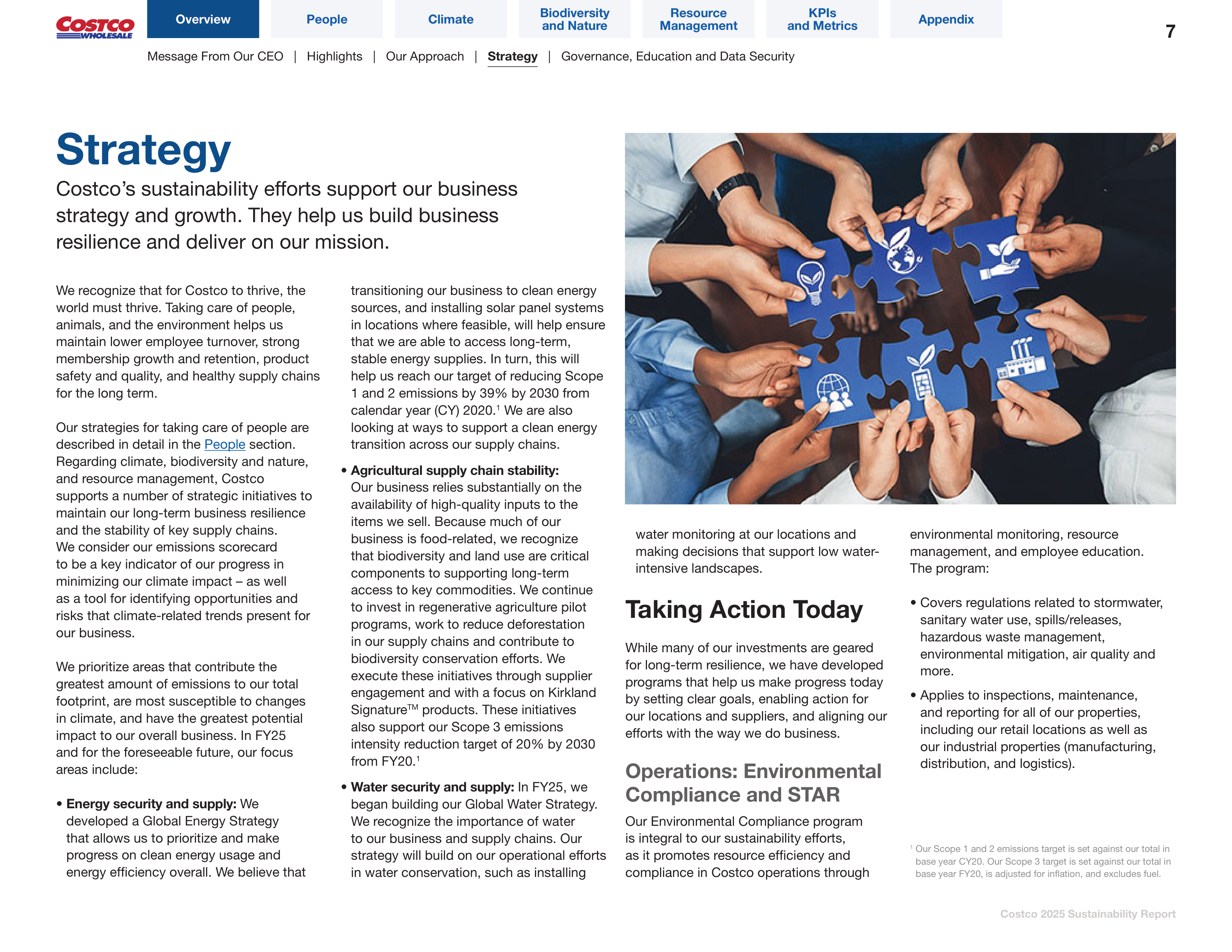 Costco Sustainability Report — page 7