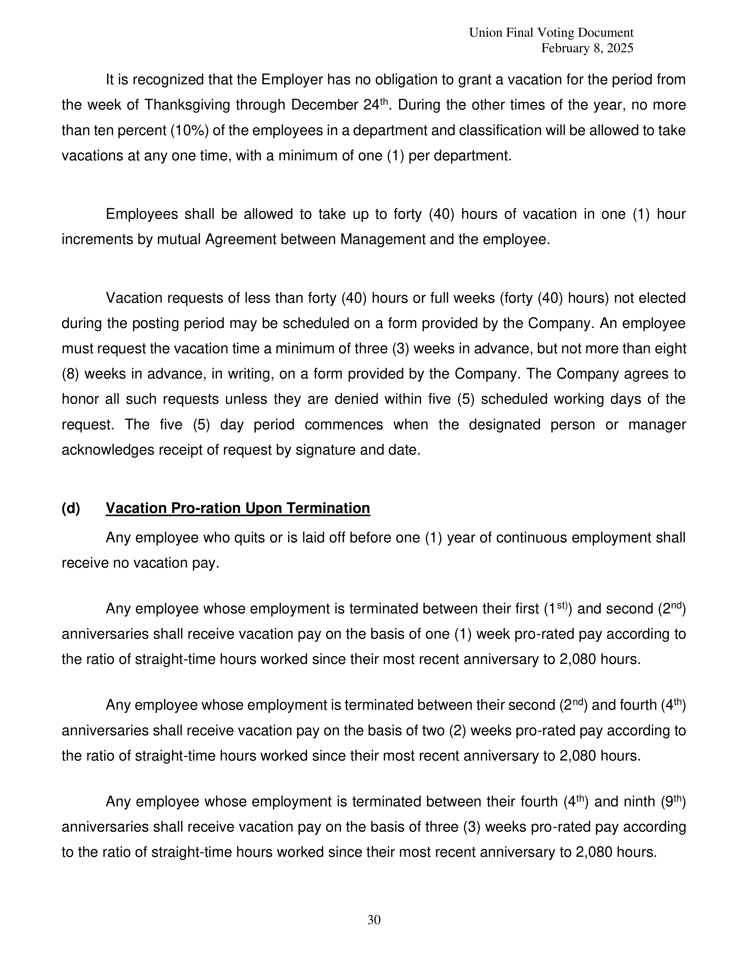 Costco Wholesale Teamsters Agreement — page 30