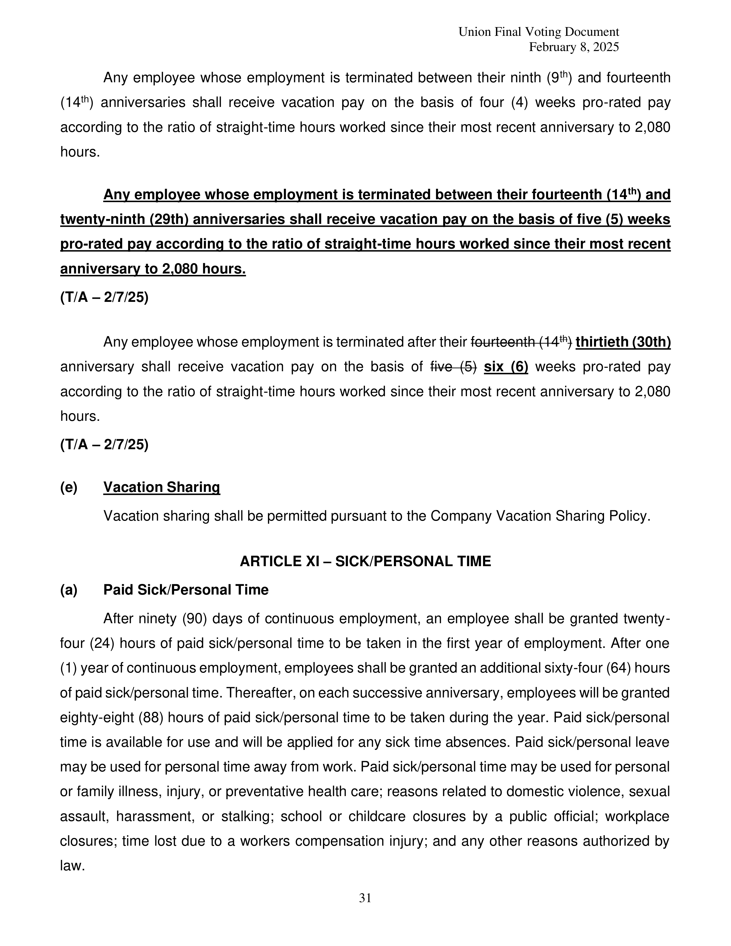 Costco Wholesale Teamsters Agreement — page 31