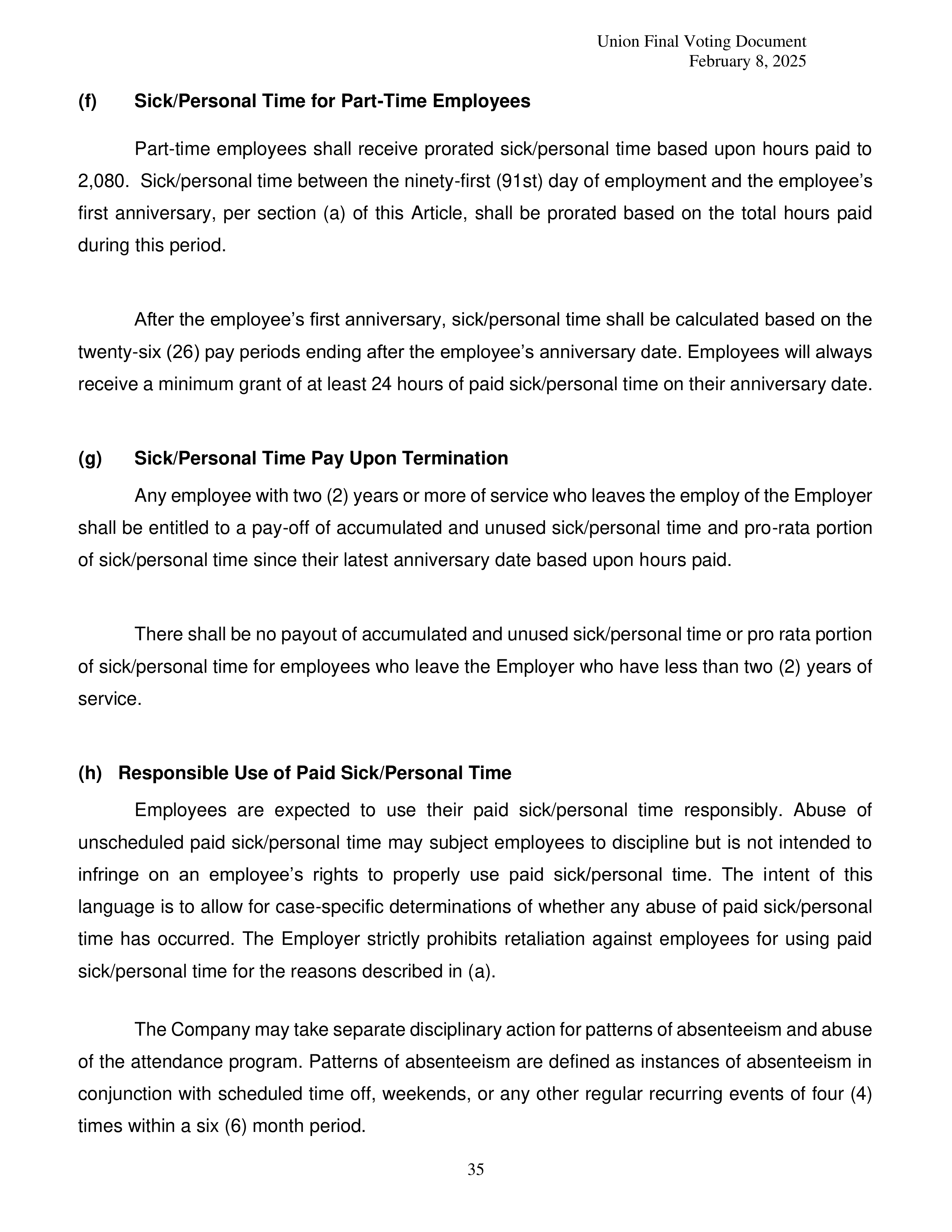Costco Wholesale Teamsters Agreement — page 35