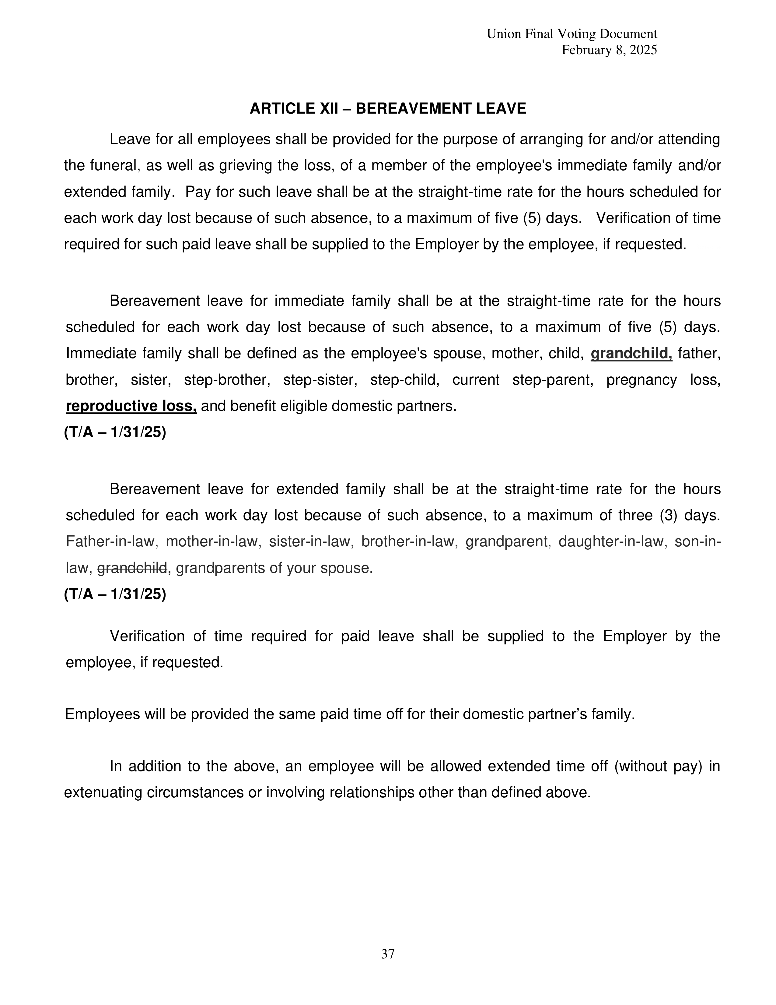 Costco Wholesale Teamsters Agreement — page 37