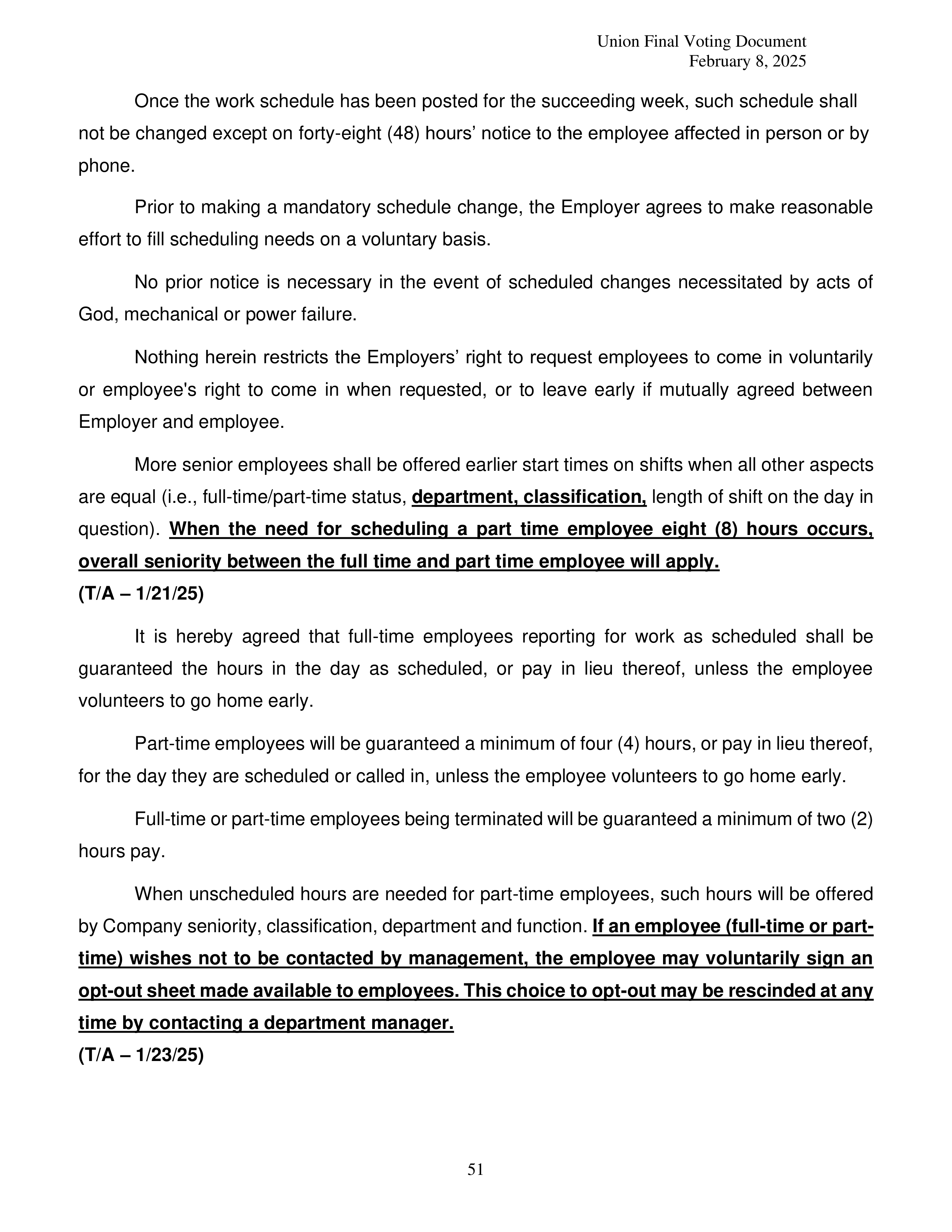 Costco Wholesale Teamsters Agreement — page 51