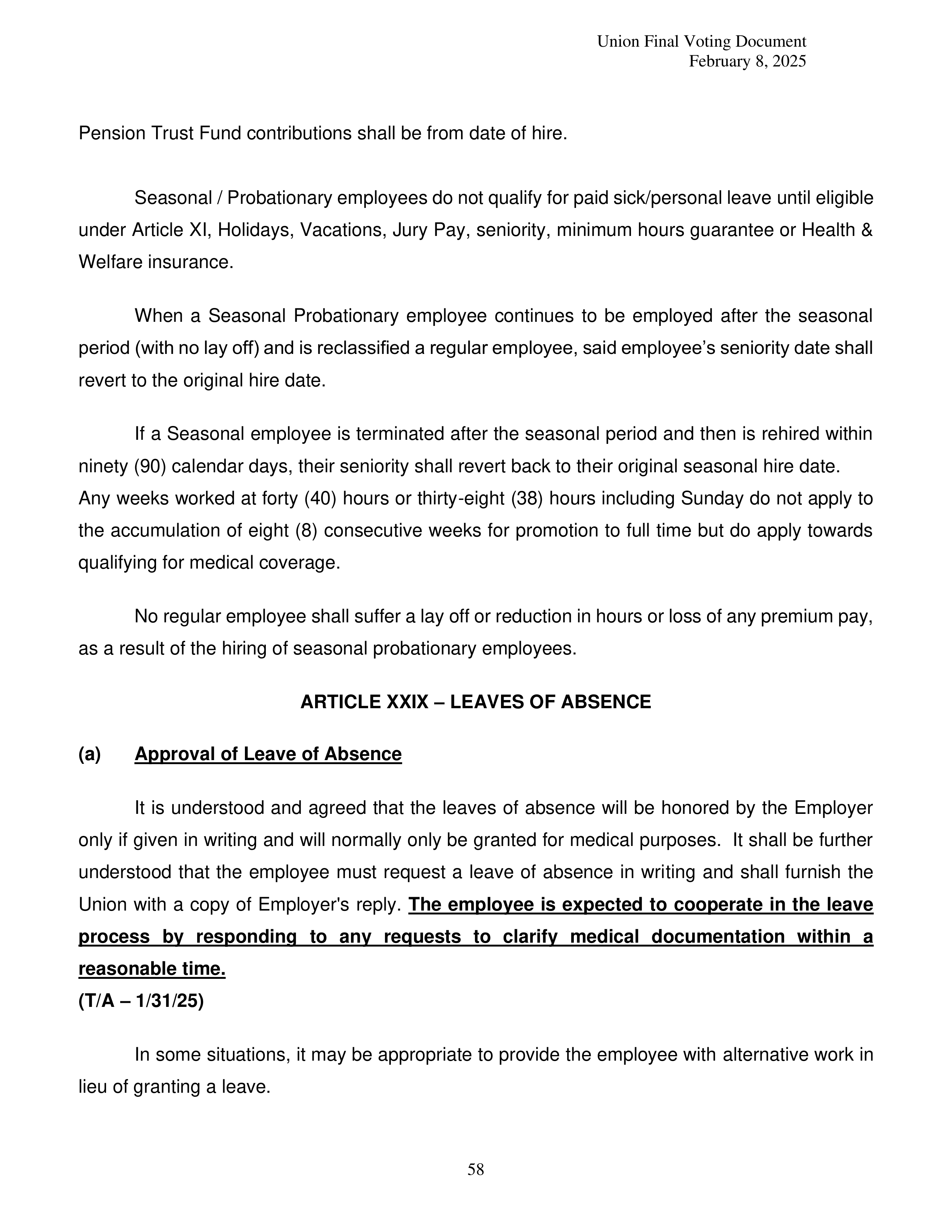 Costco Wholesale Teamsters Agreement — page 58