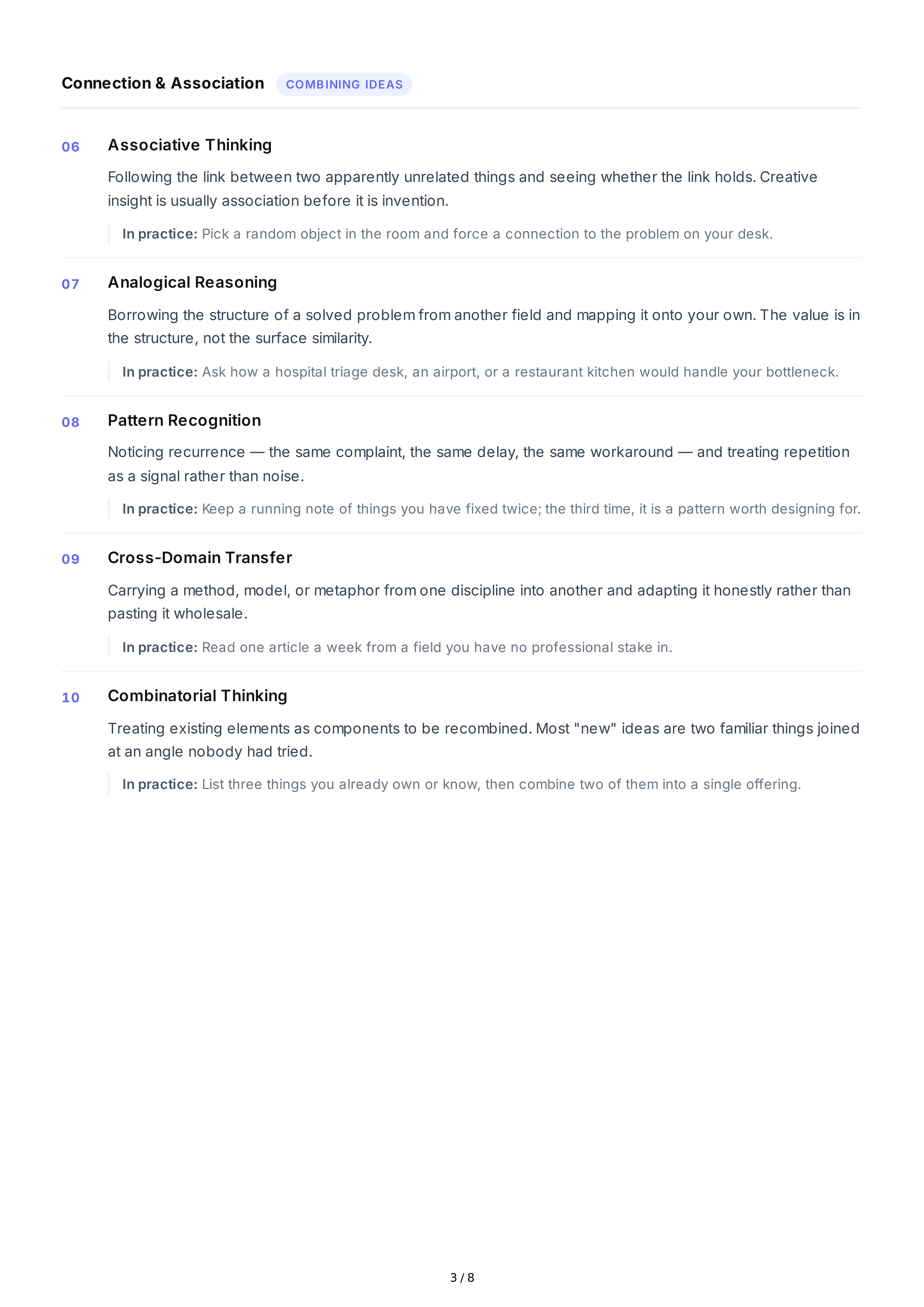 Creative Thinking Soft Skills — page 3