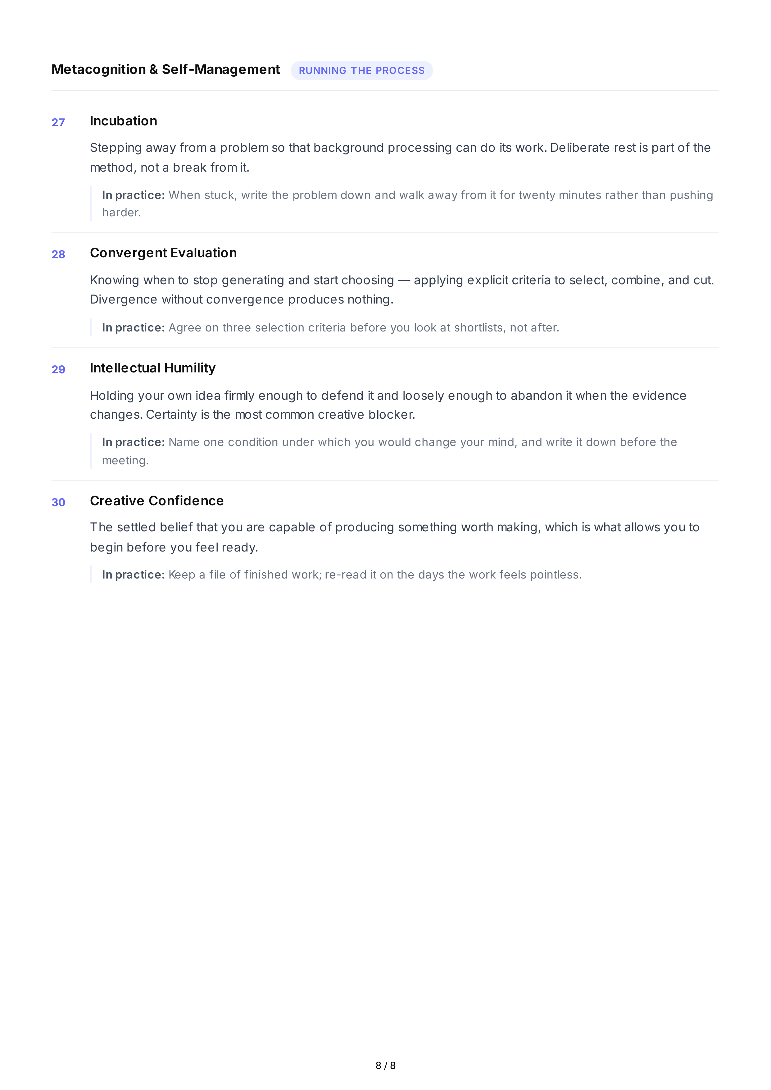 Creative Thinking Soft Skills — page 8