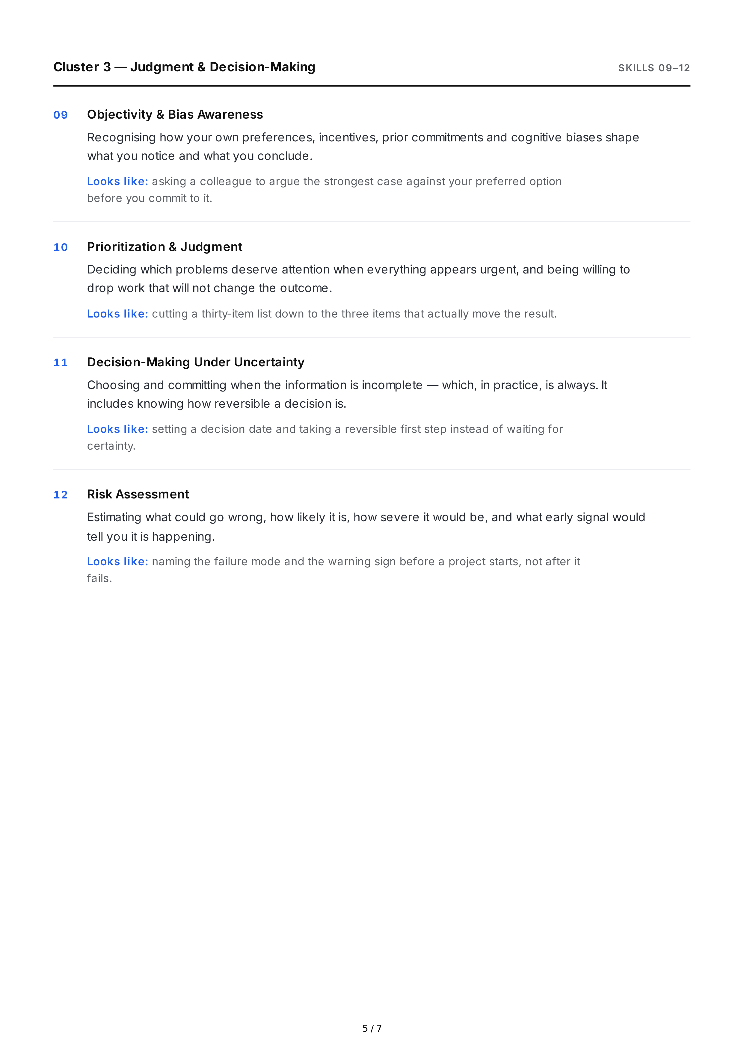 Critical Thinking Soft Skills — page 5