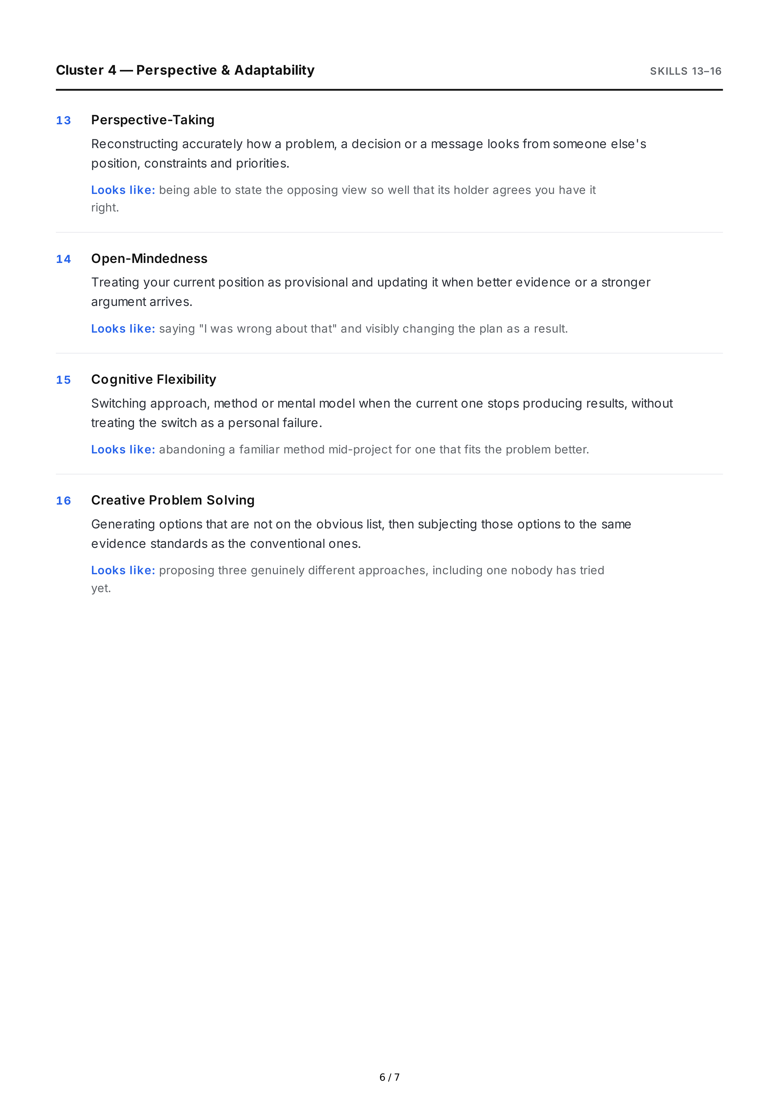 Critical Thinking Soft Skills — page 6