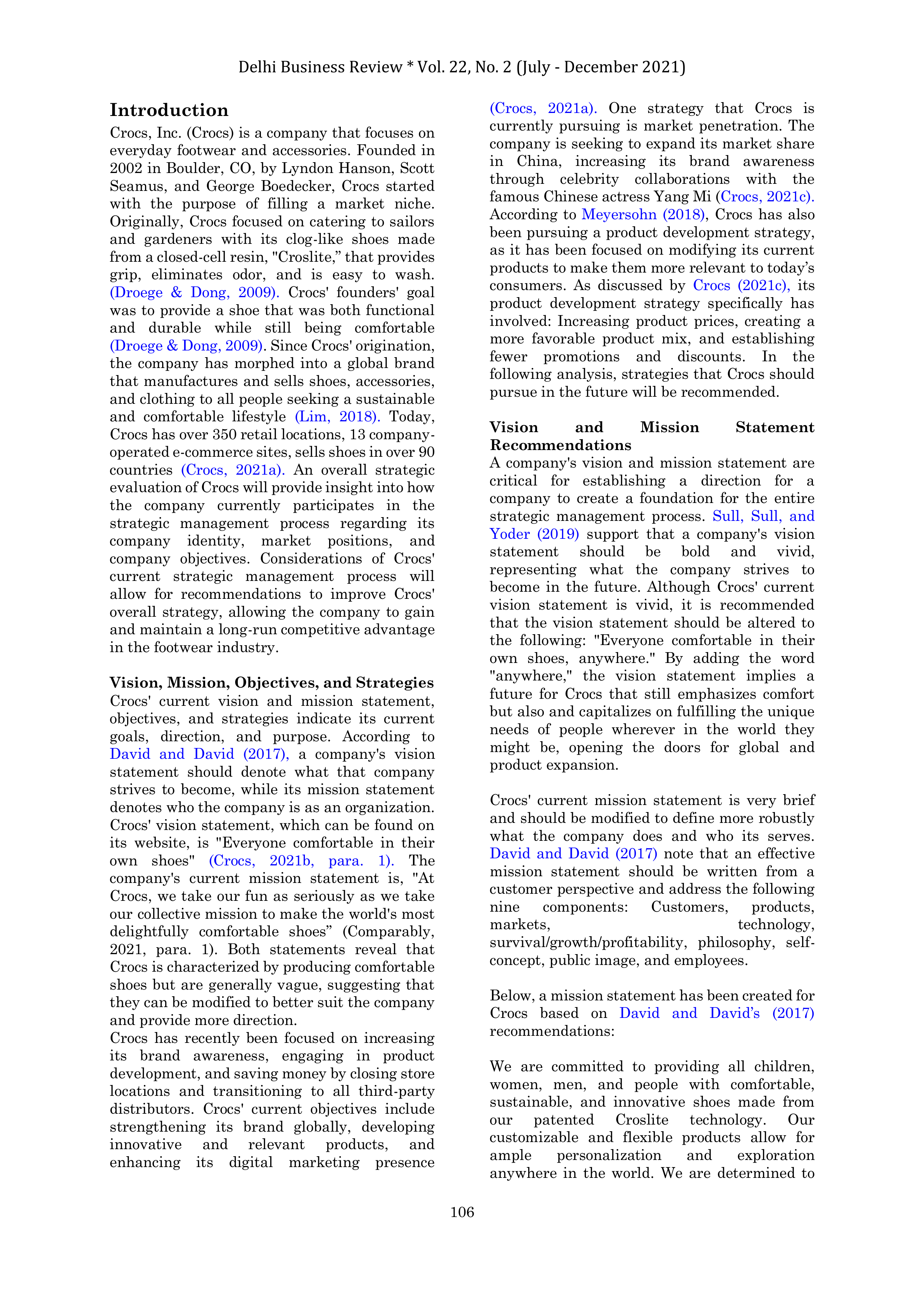 Crocs Case Study — page 2