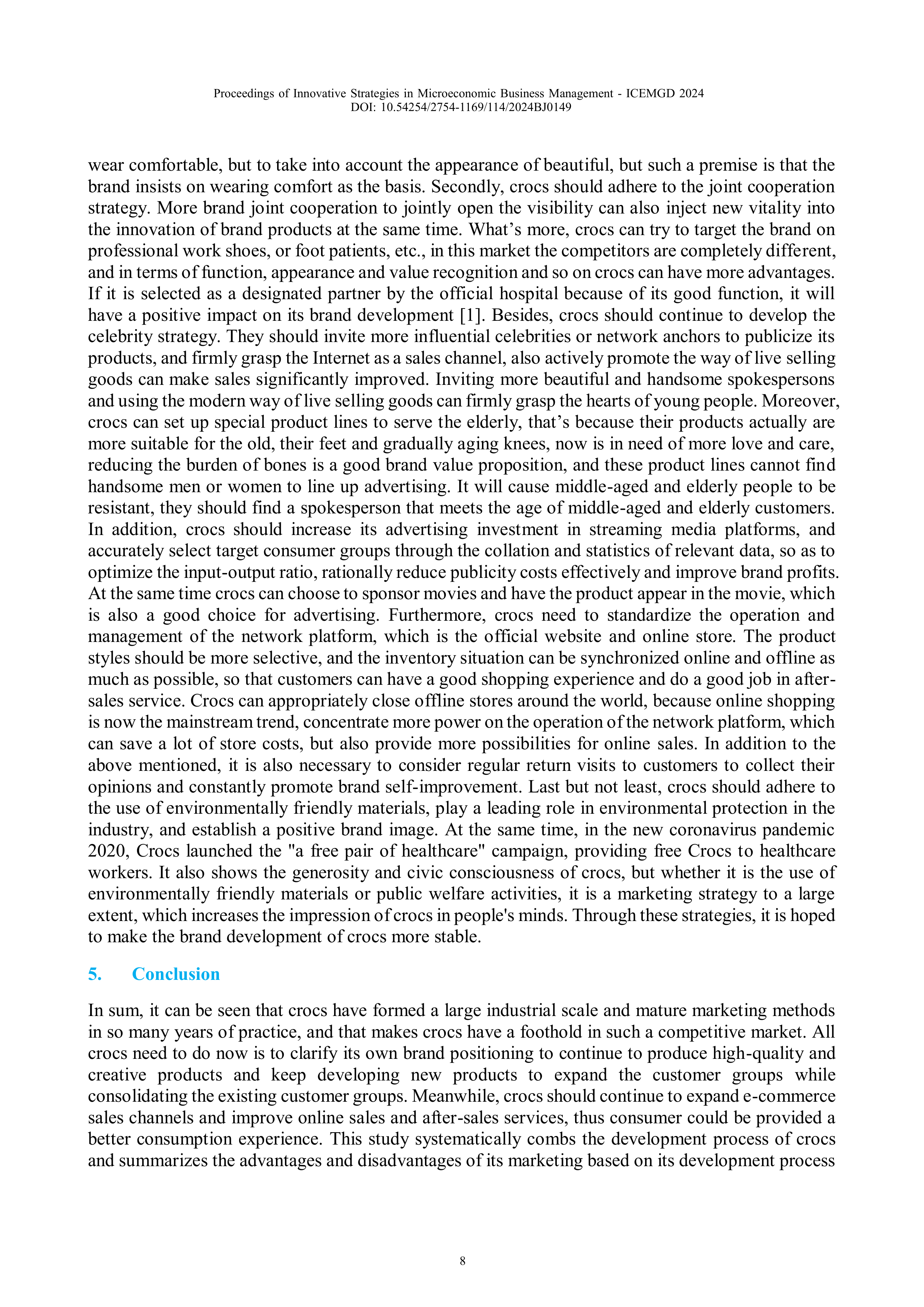 Crocs Marketing Strategy — page 4