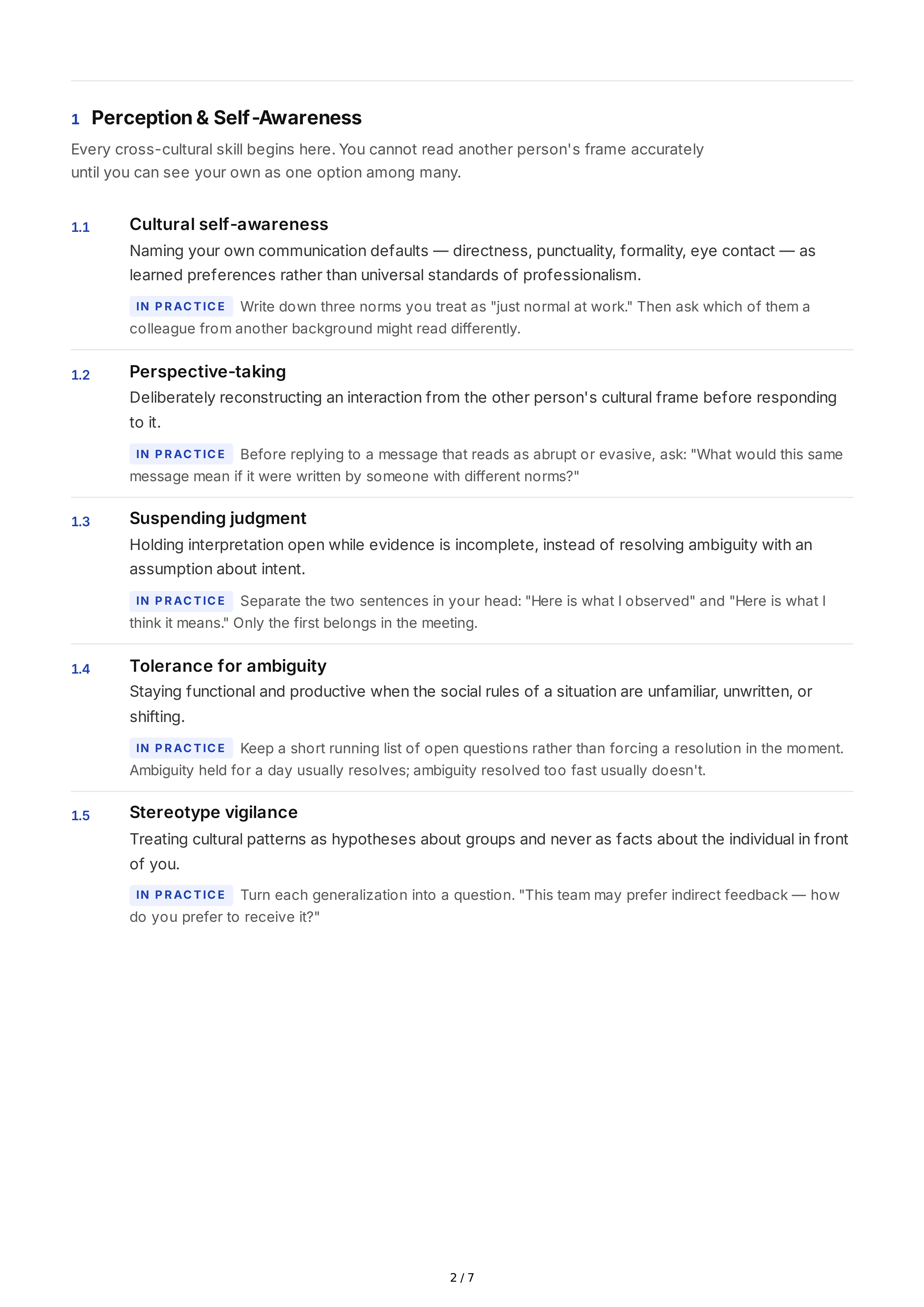 Cross-Cultural Communication Interpersonal Skills — page 2