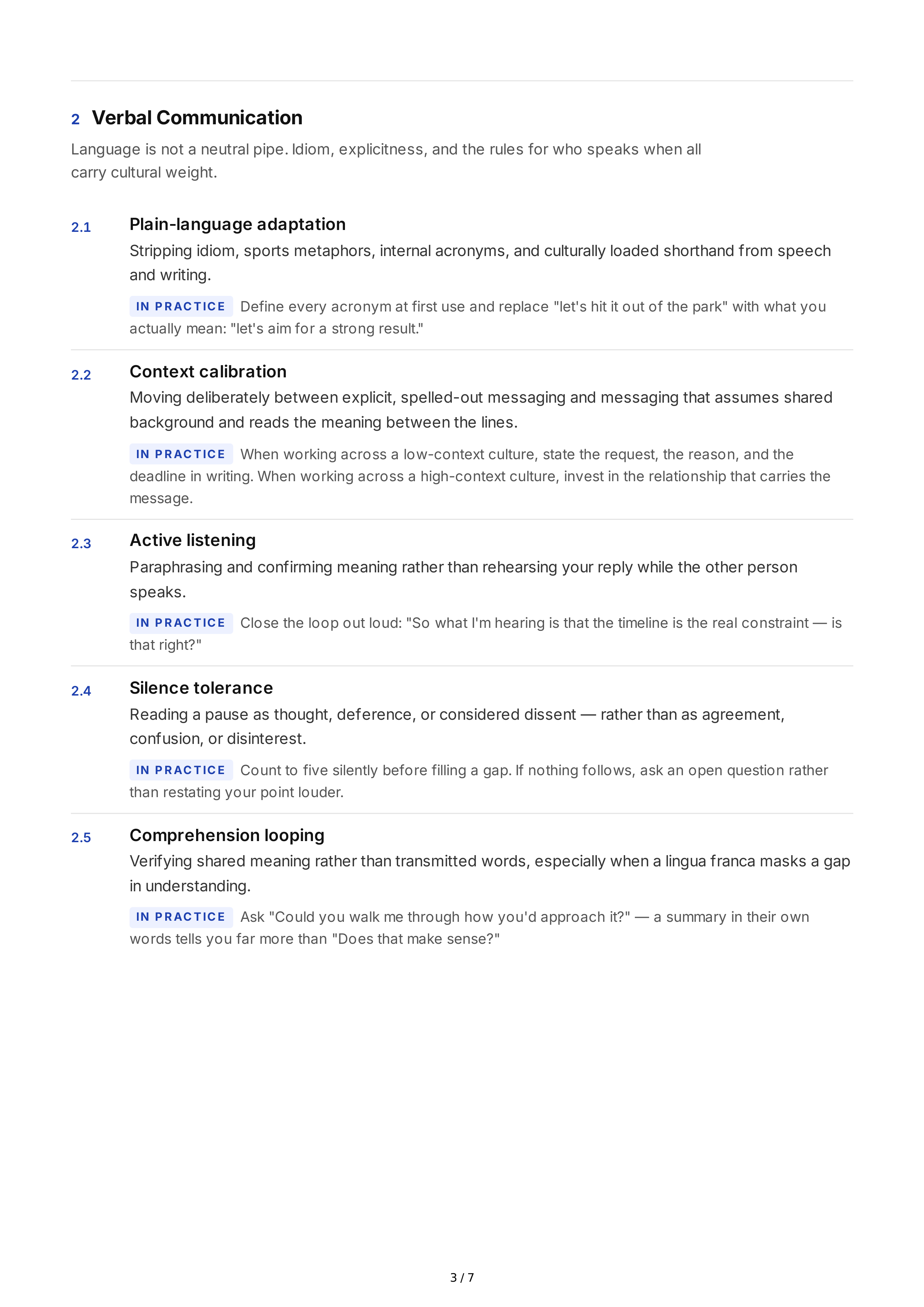 Cross-Cultural Communication Interpersonal Skills — page 3