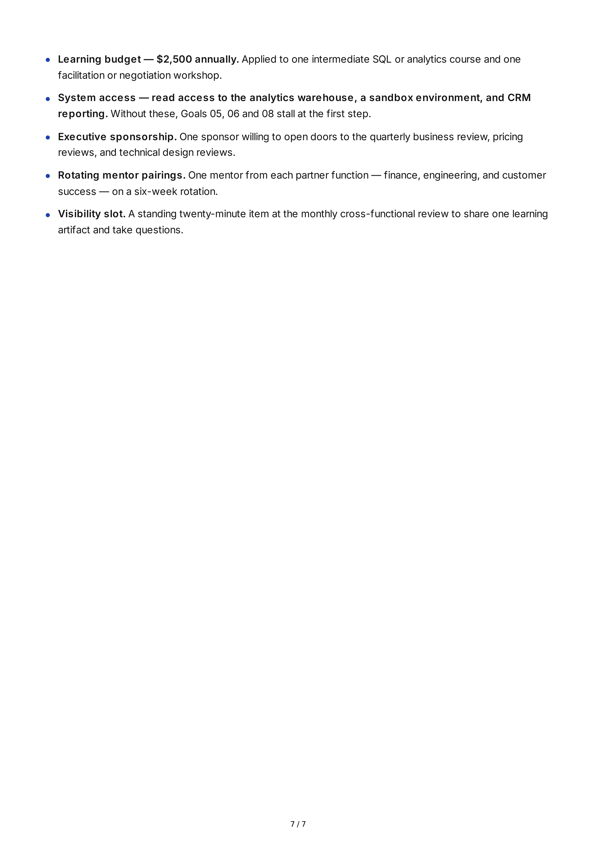 Cross-Functional Learning Professional Goals – AI Professional Goals ...