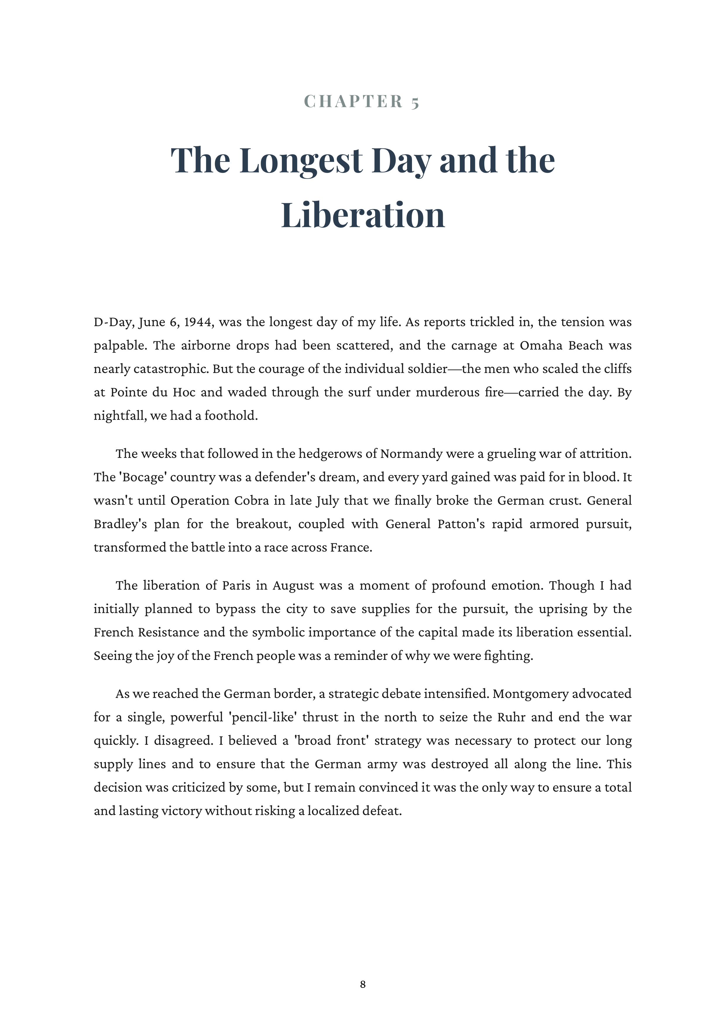 Crusade in Europe by Dwight D Eisenhower Five Star General and US President Autobiography — page 8