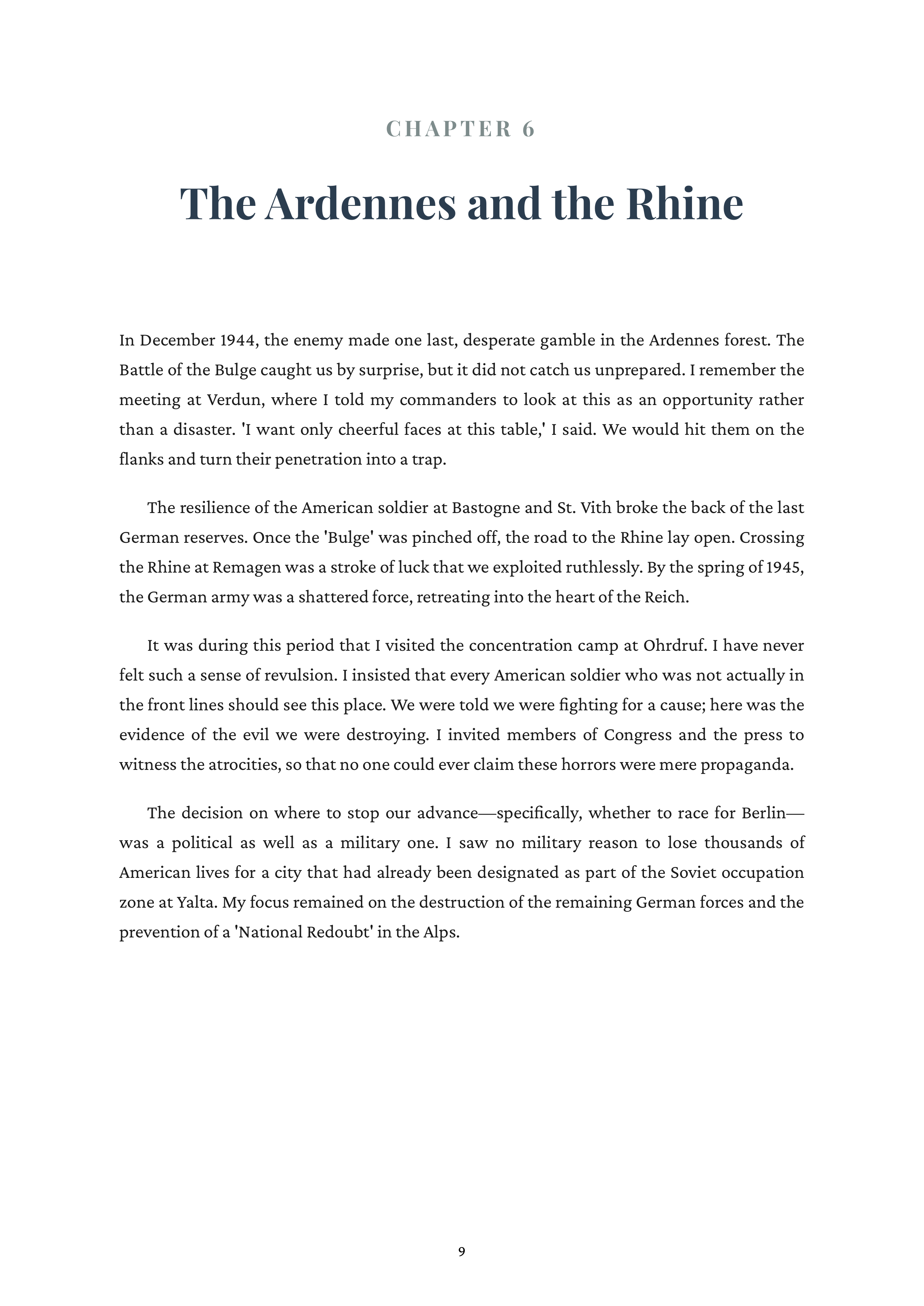 Crusade in Europe by Dwight D Eisenhower Five Star General and US President Autobiography — page 9