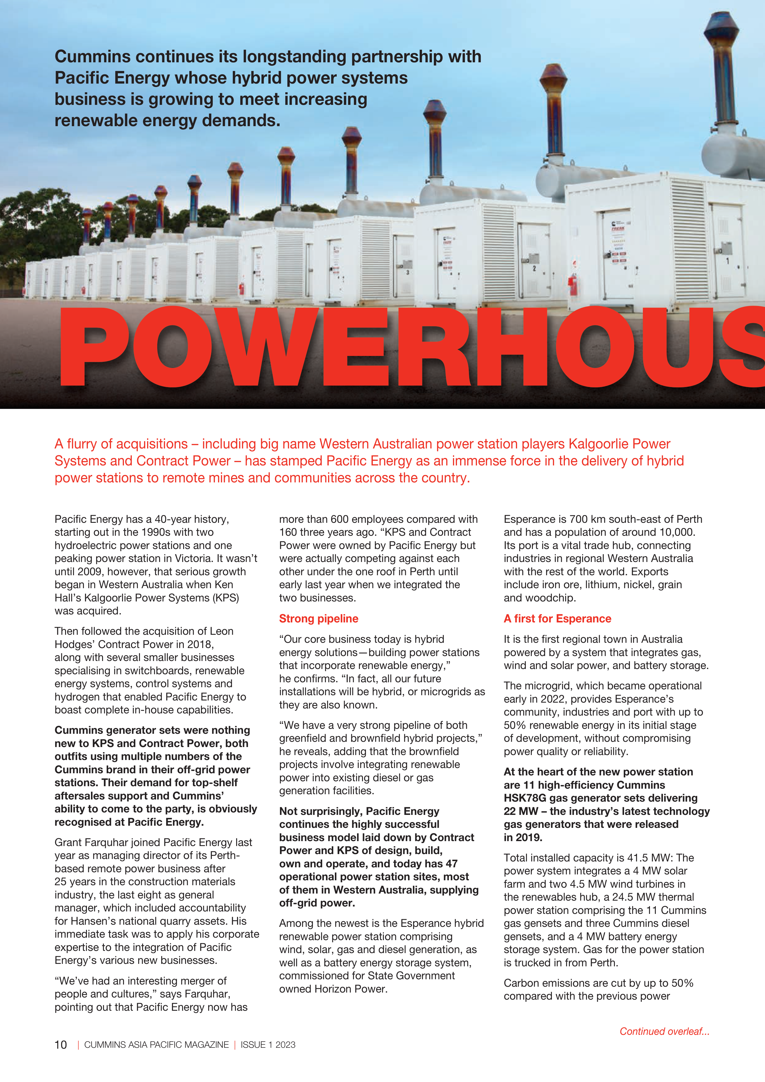 Cummins Asia Pacific Magazine — page 10