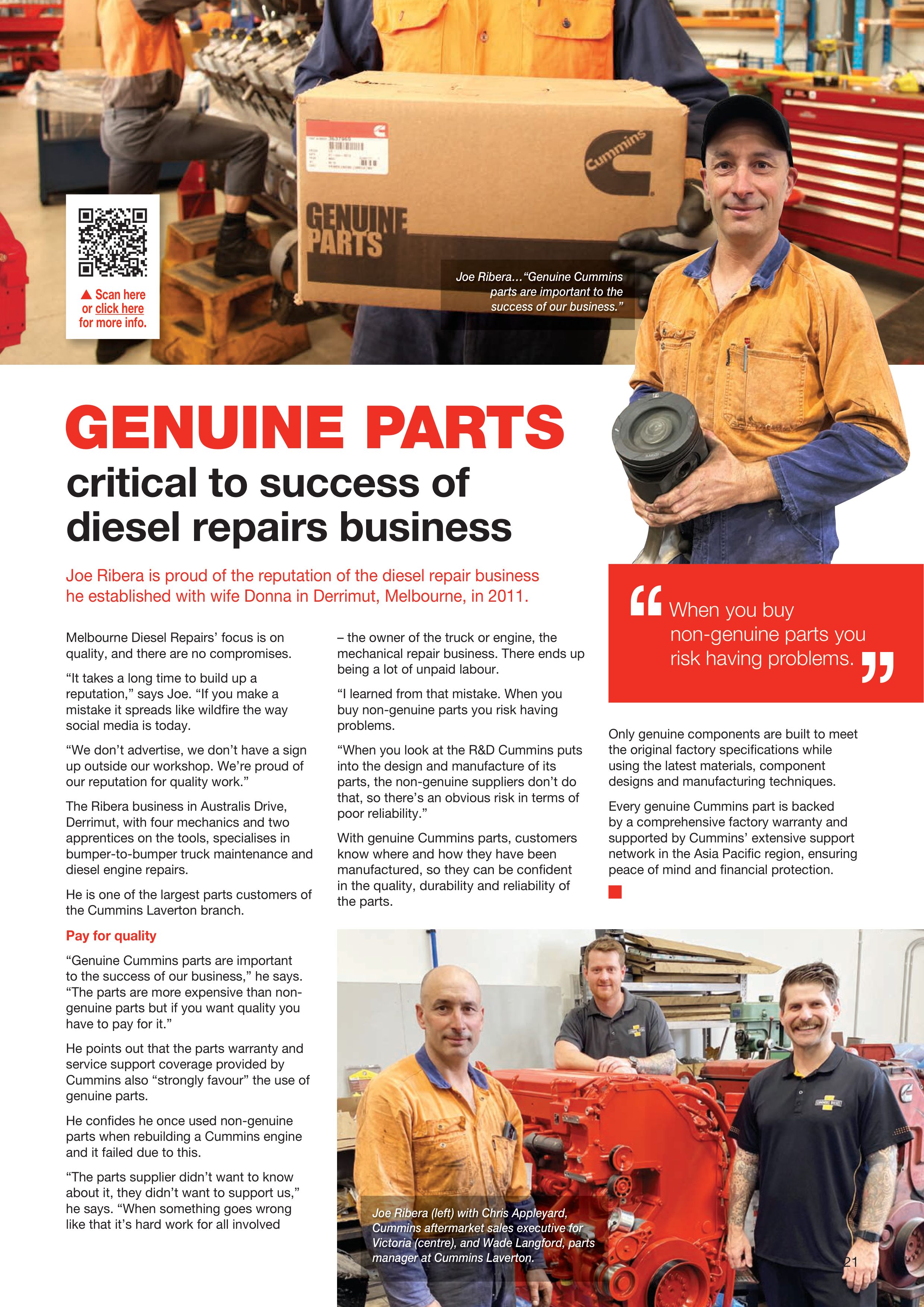 Cummins Asia Pacific Magazine — page 21