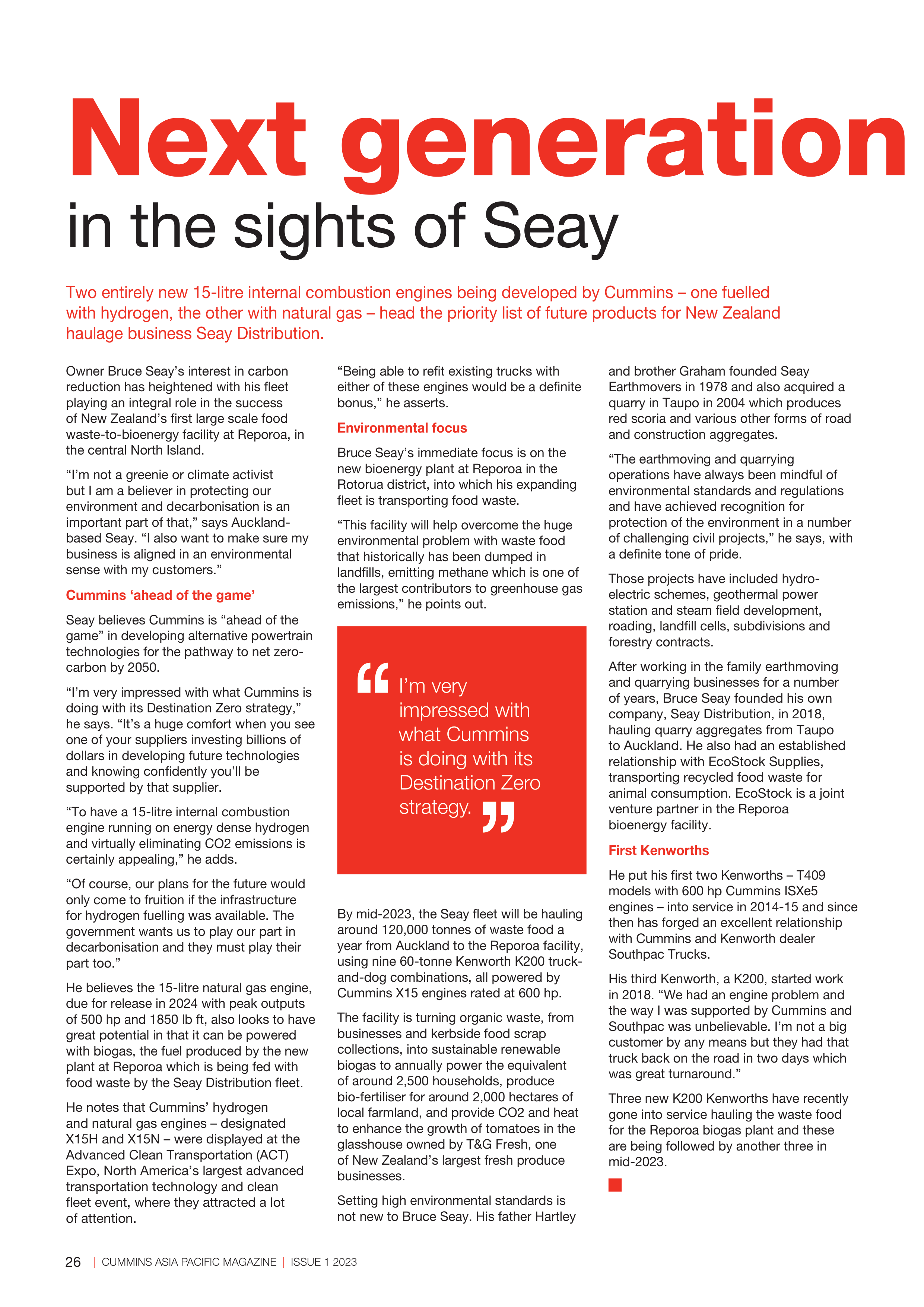 Cummins Asia Pacific Magazine — page 26